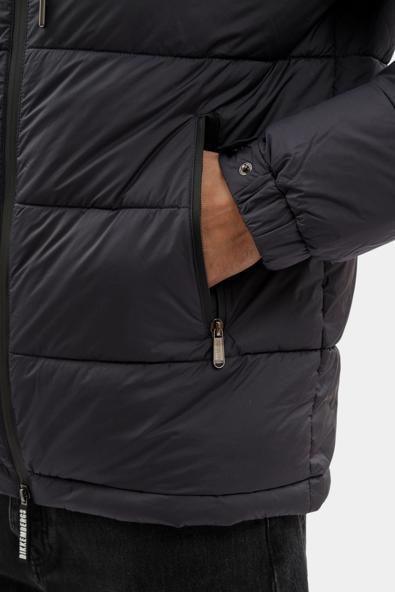 BMG1318 Пуховик Bikkembergs Синий