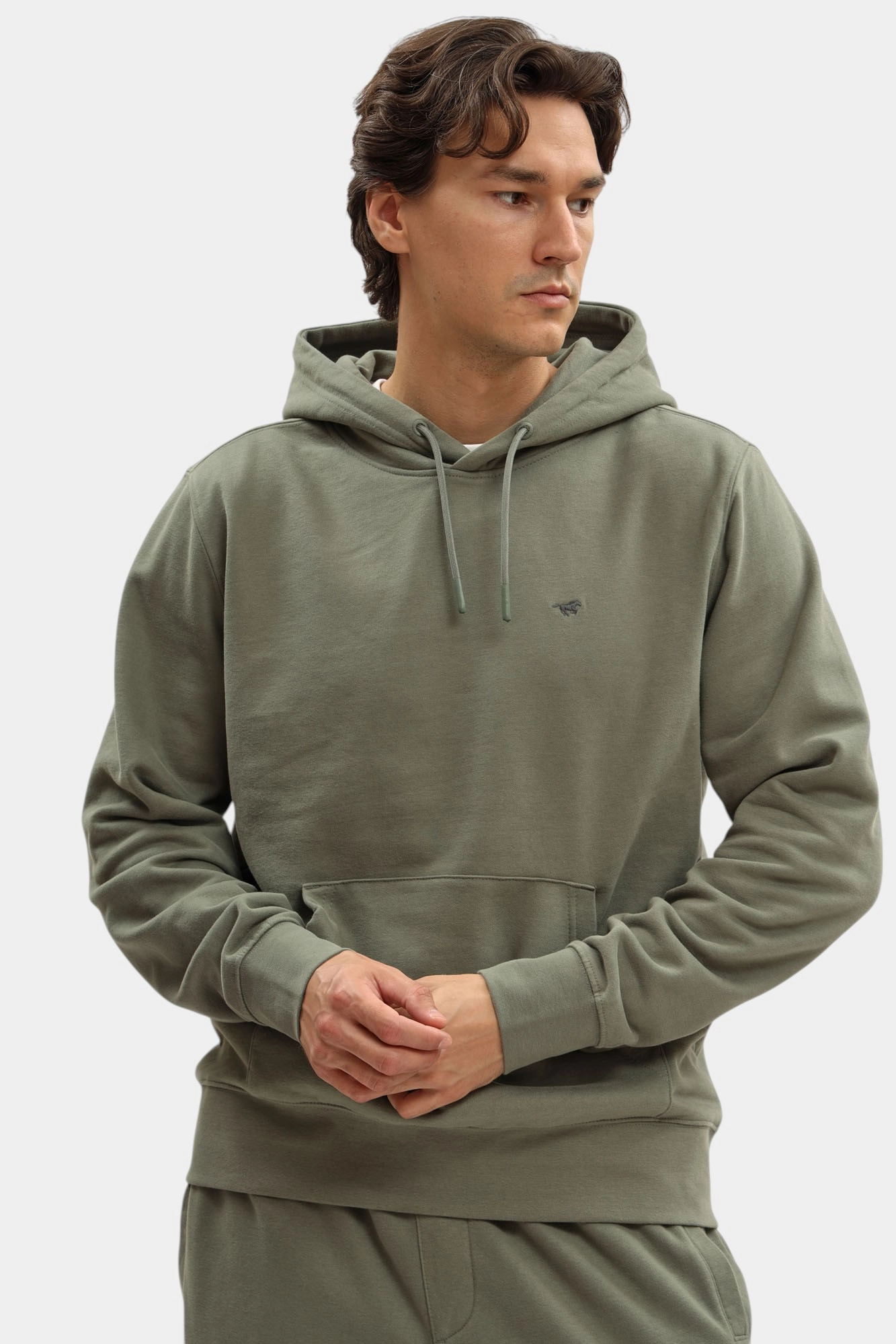 1016966 Худи Mustang Зеленый