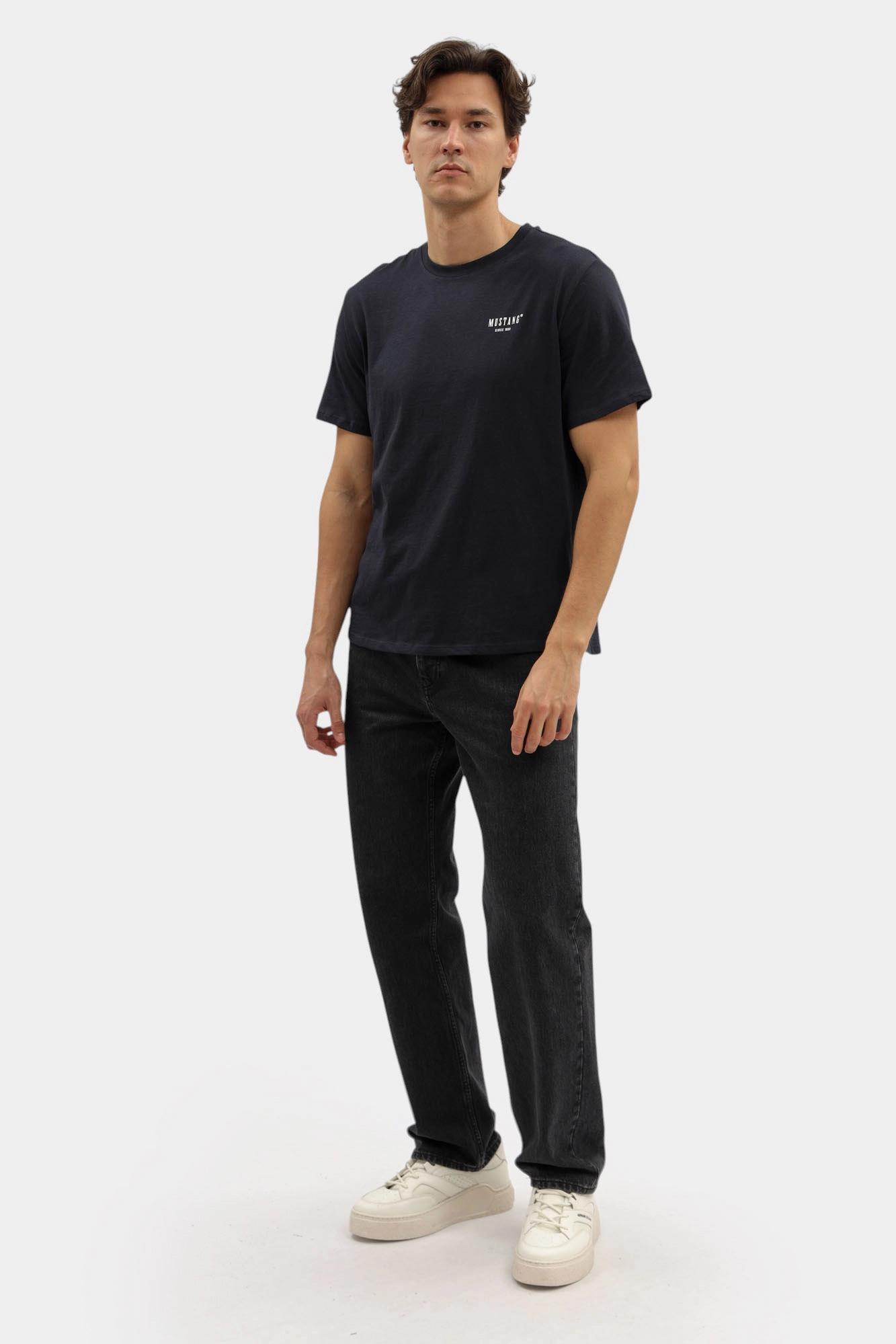 1016857 Футболка Mustang Синий