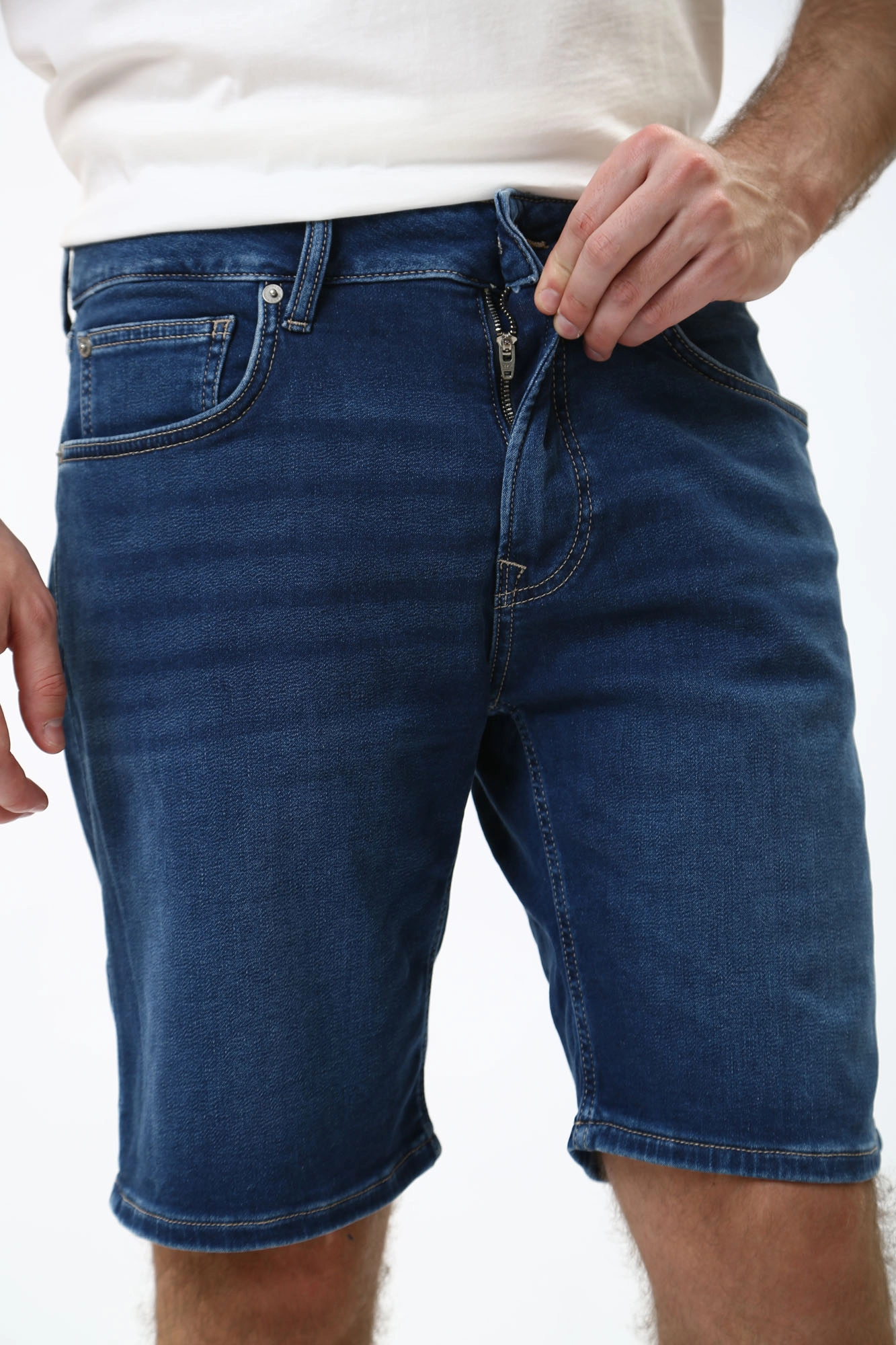 PM801085 Шорты джинсовые Pepe Jeans Синий