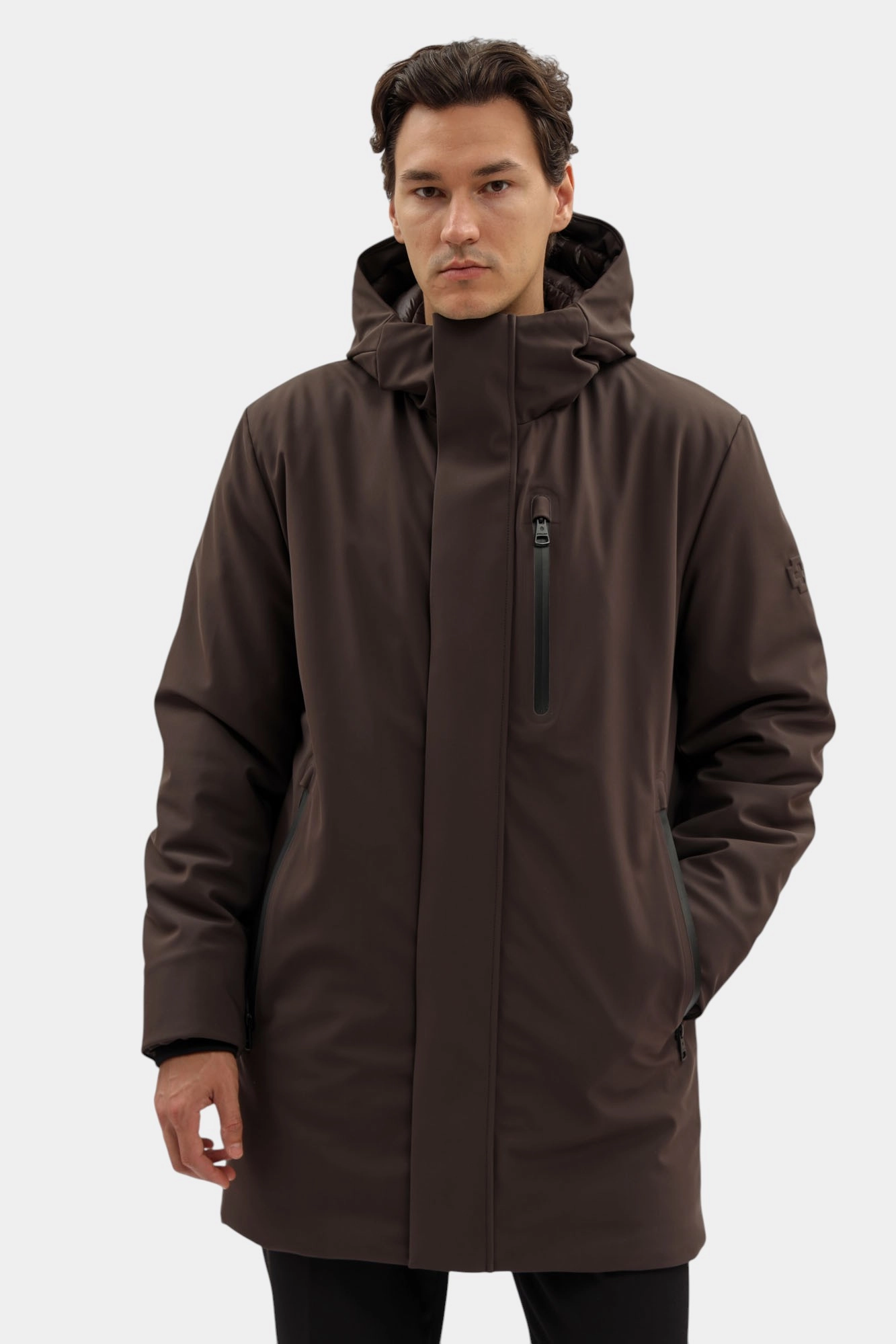 30043681_10018403 Парка Strellson Коричневый