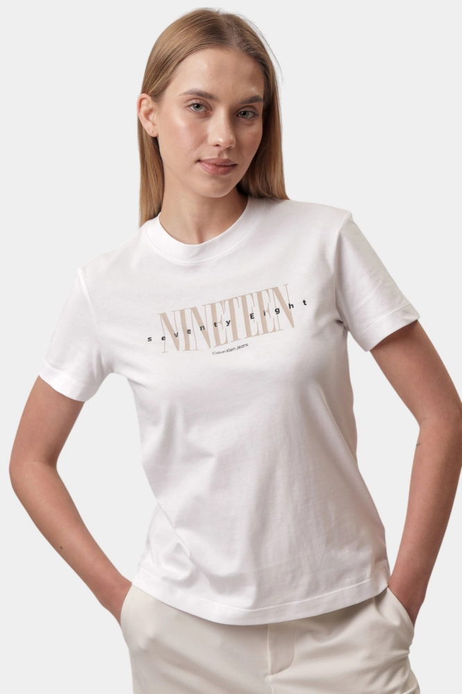 Джинсы HIGH RISE STRAIGHT ANCLE Calvin Klein Jeans  Белый