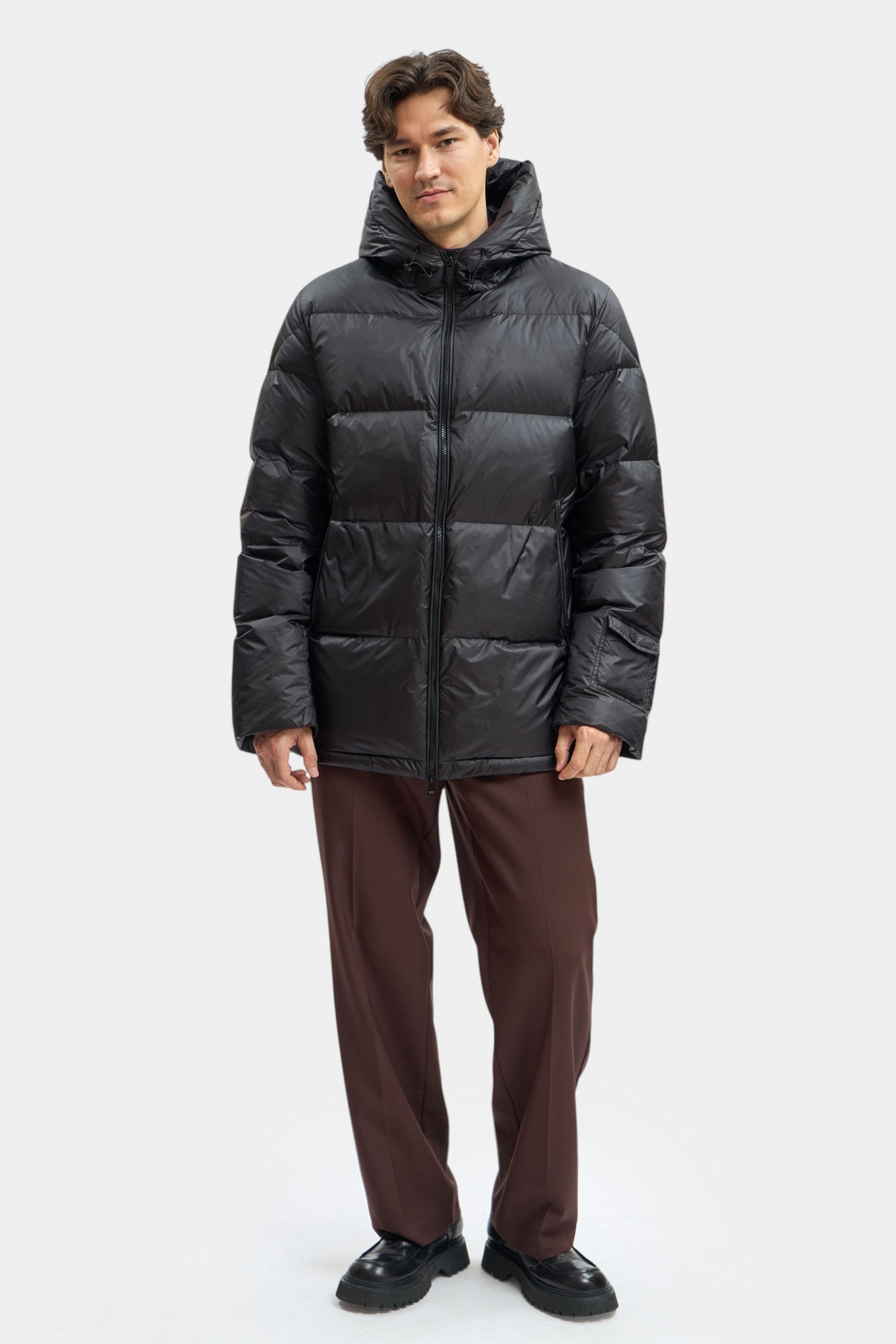 M-KX-252-56-1399 Пуховик The Hills Черный