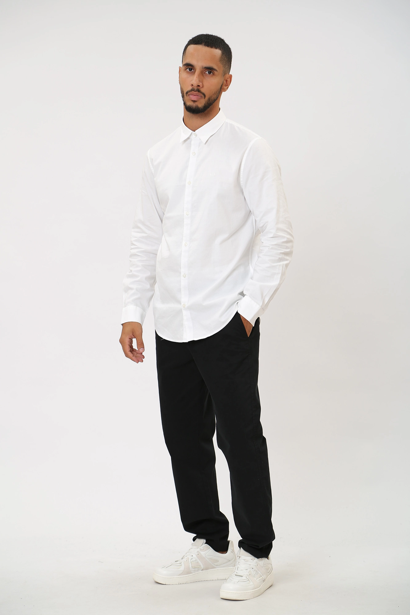 8NZCGB_Z8ANZ Рубашка с длинным рукавом Armani Exchange Белый