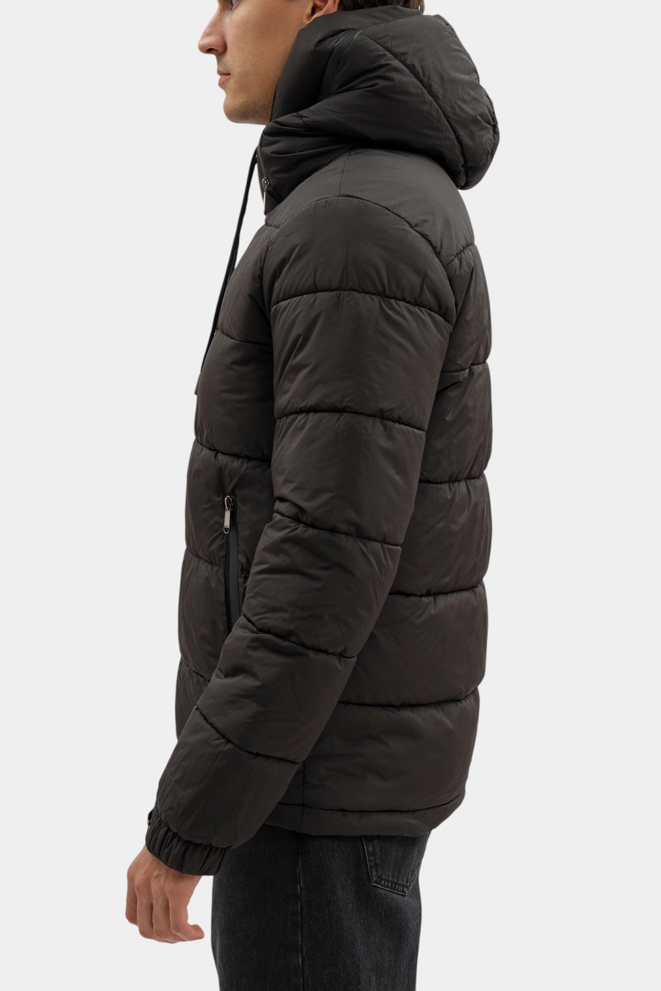 BMG1318 Пуховик Bikkembergs Черный