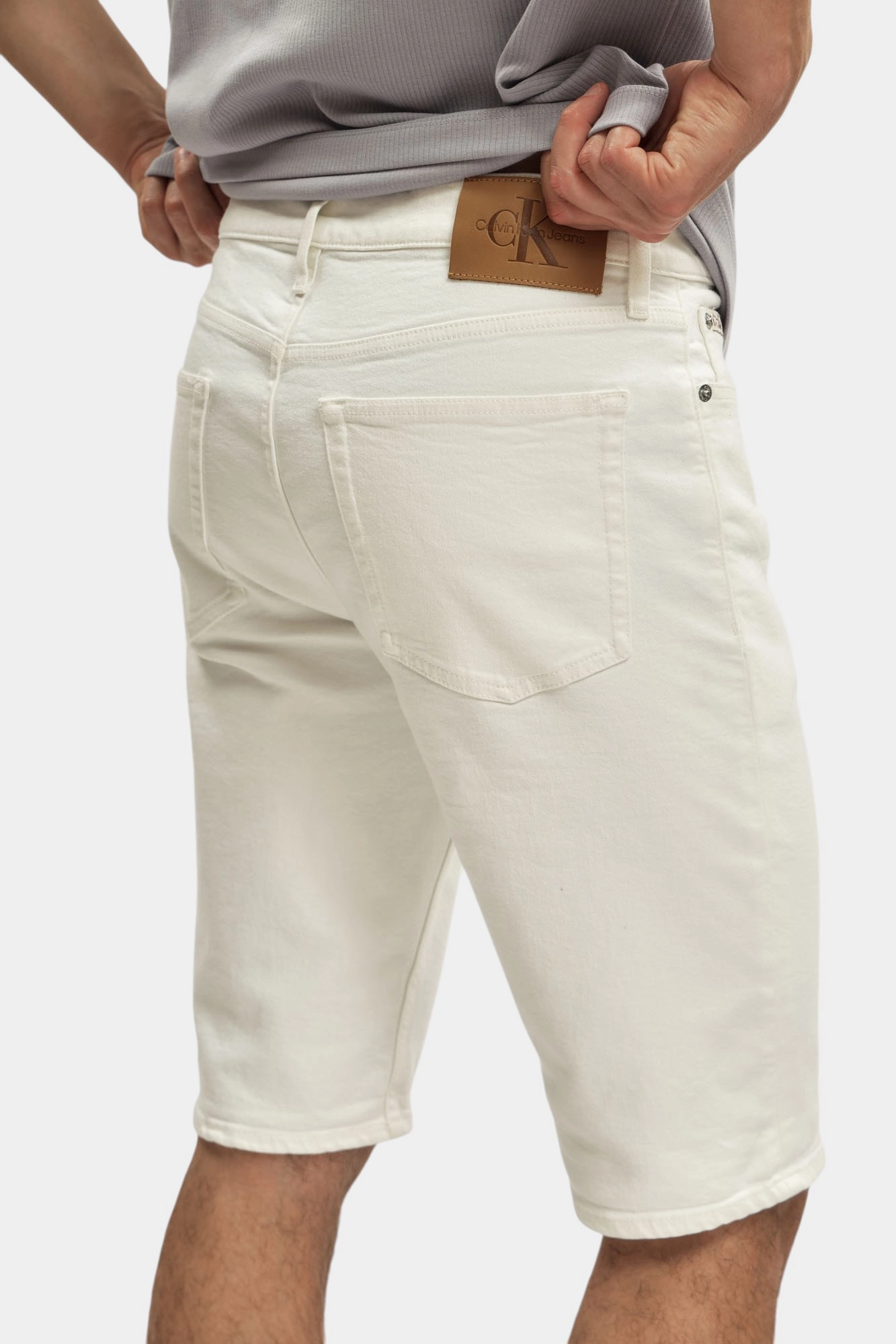 J30J327536 Шорты джинсовые Calvin Klein Jeans Белый