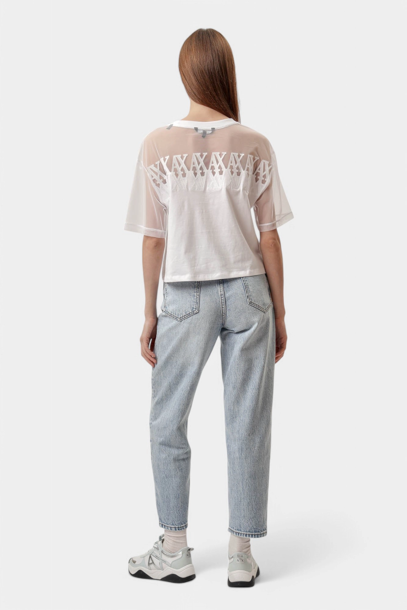 XW000516_AF10359 кроп-топ armani exchange 