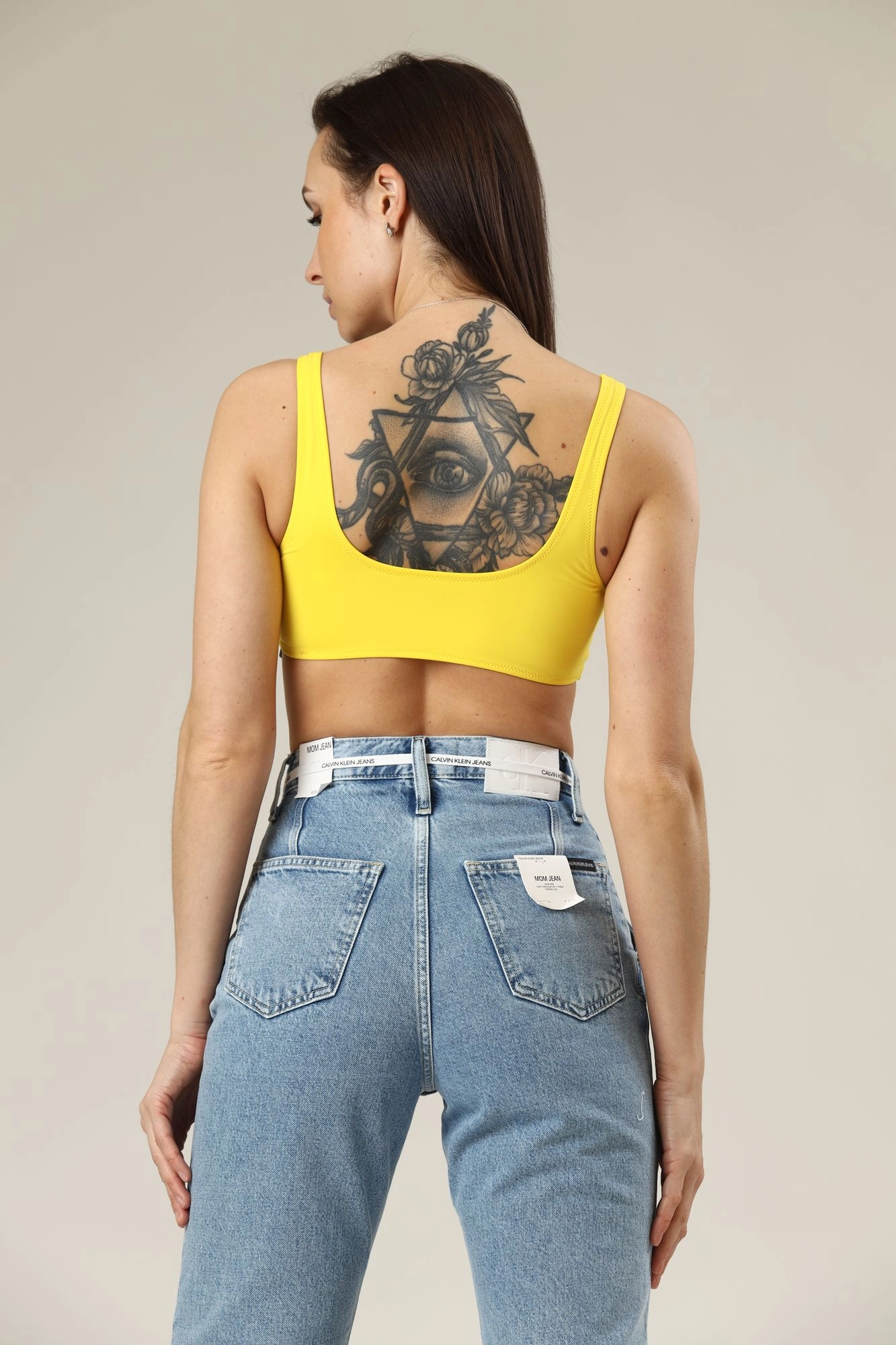 KW0KW01404_ZGM верх от купального костюма calvin klein underwear