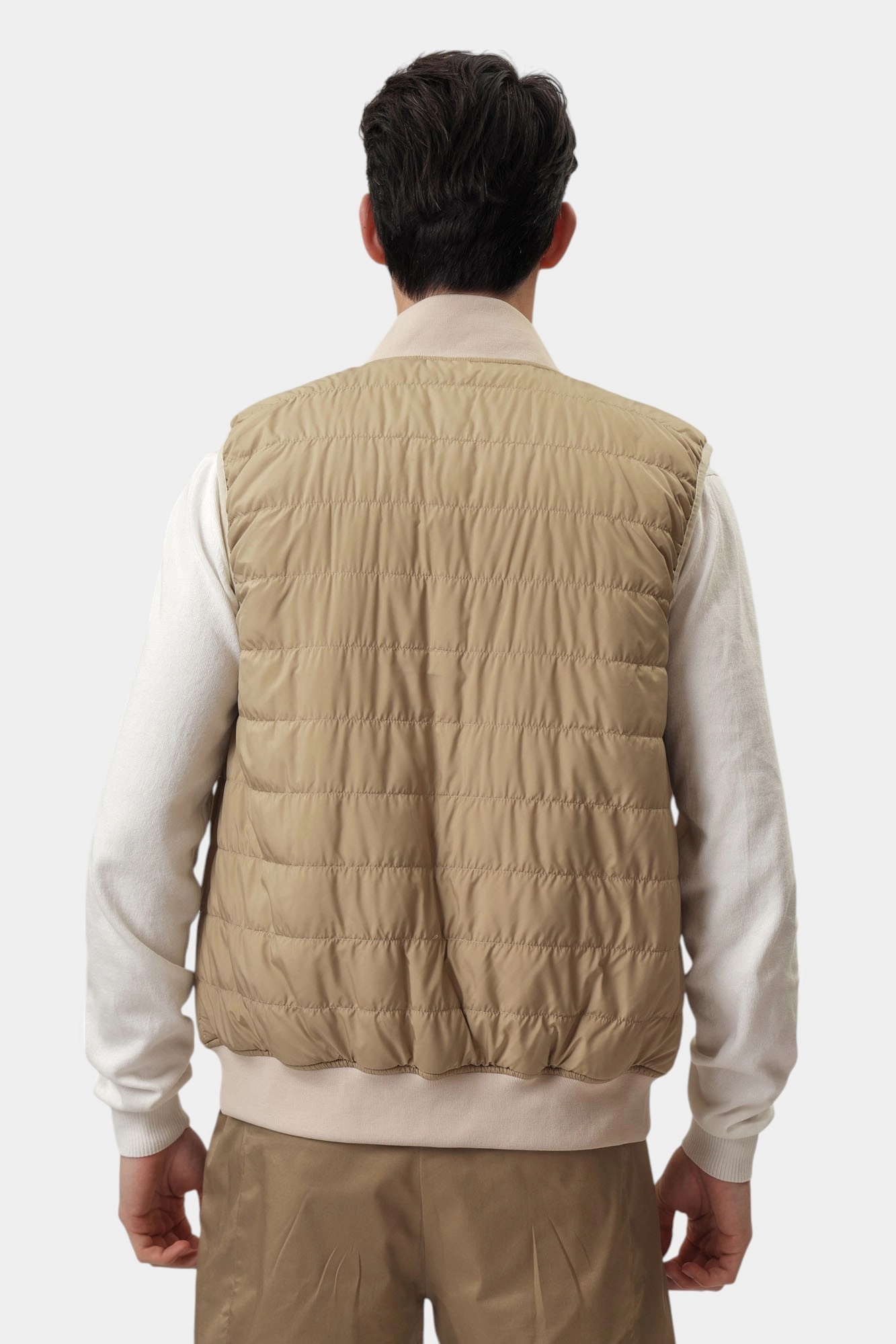 BMG0765 Жилет Bikkembergs Бежевый