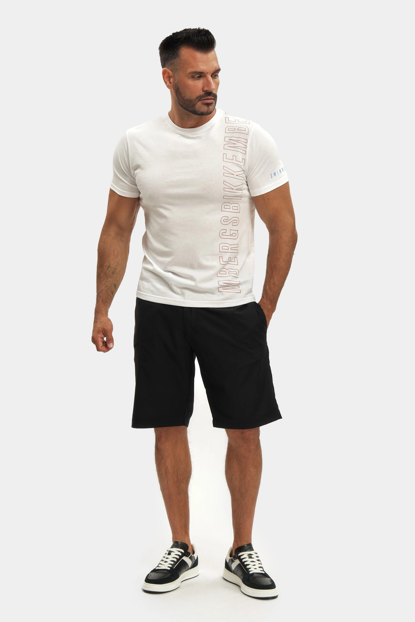BKK25MTS01 Футболка Bikkembergs Белый