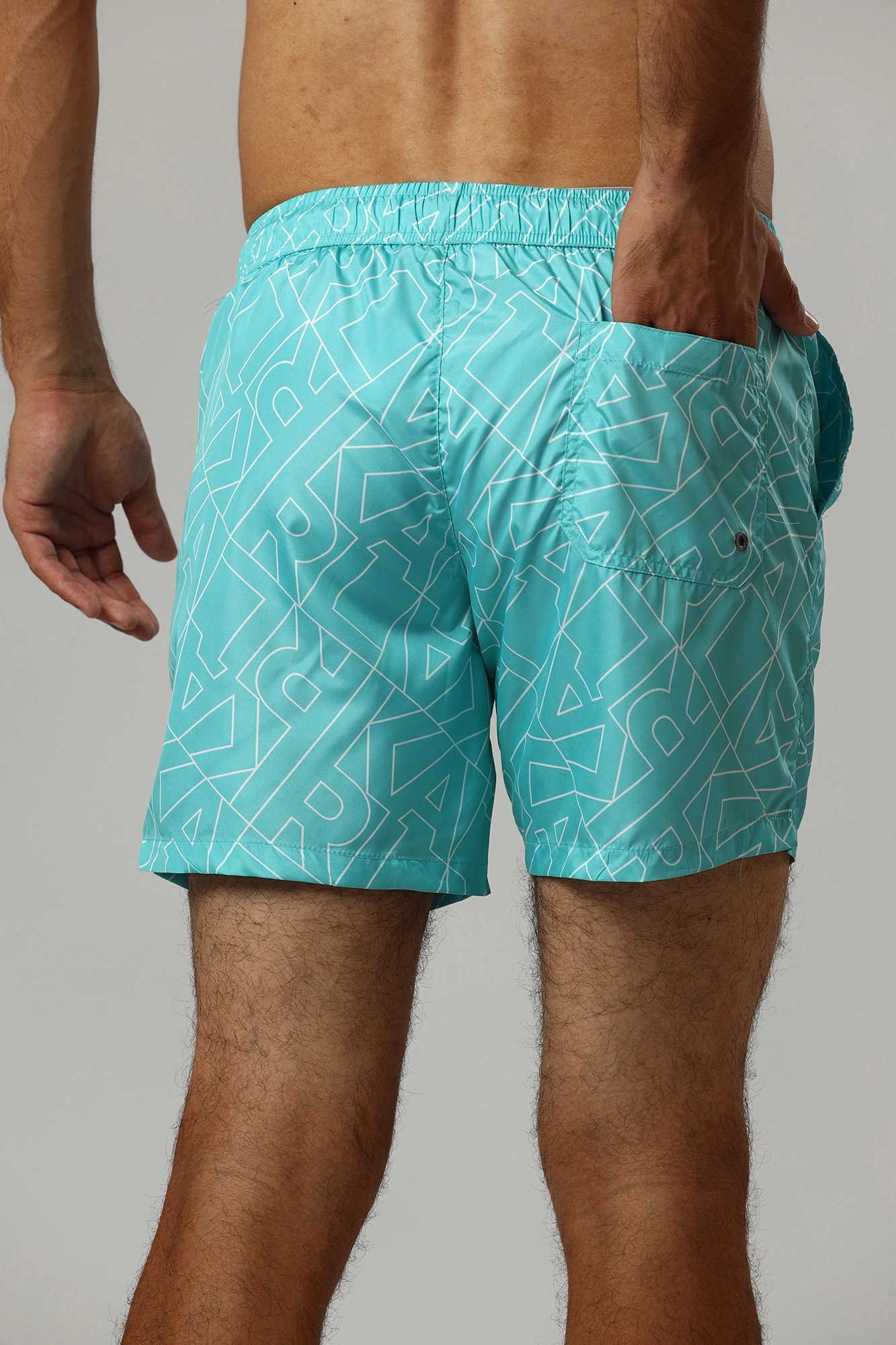 KL22MBM03 Шорты плавательные Karl Lagerfeld Бирюзовый