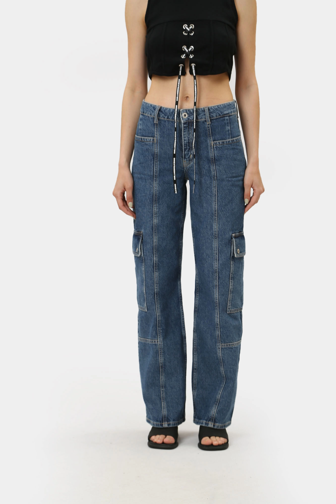 241J1113 джинсы straight  karl lagerfeld jeans 