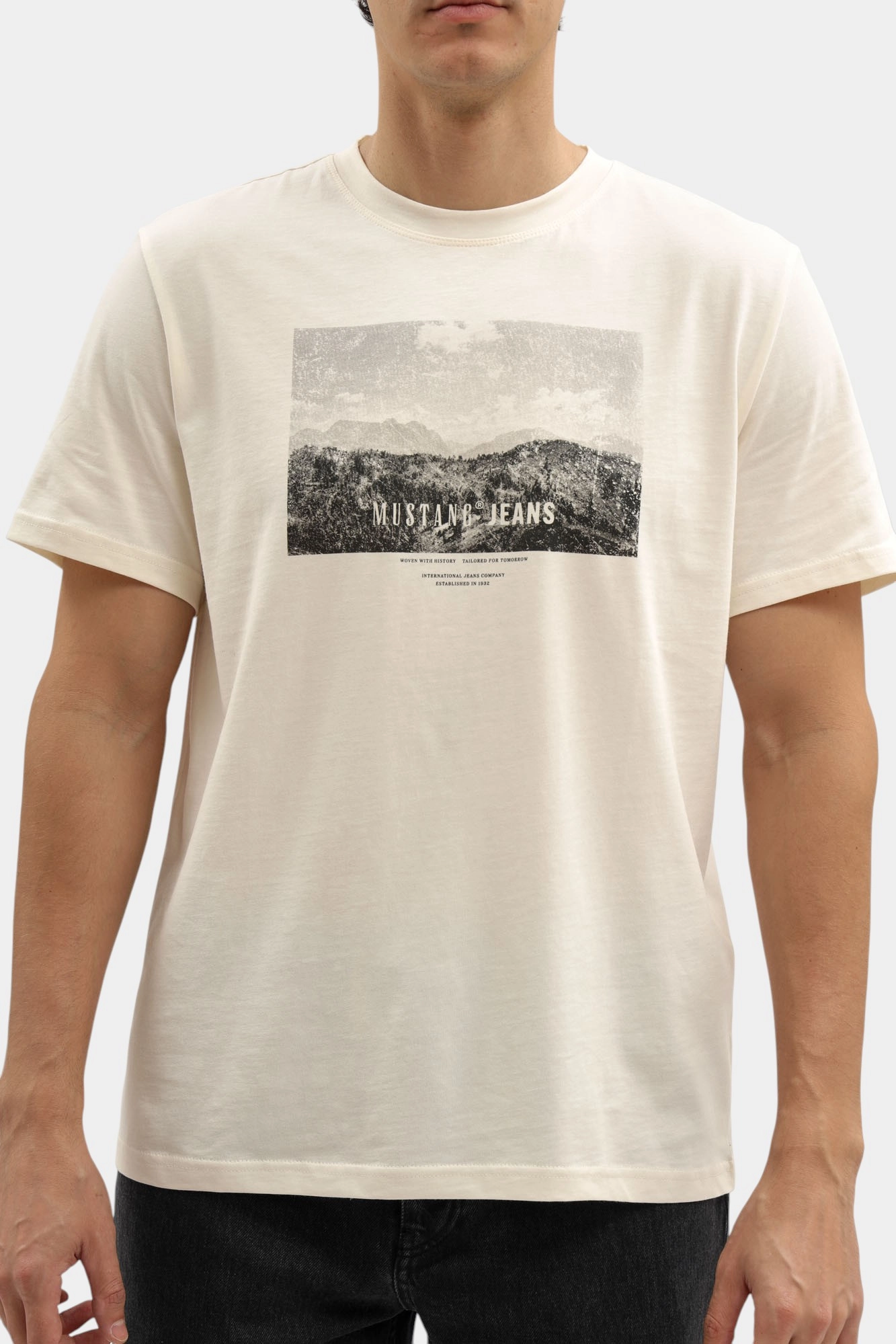 1016871 Футболка Mustang Белый