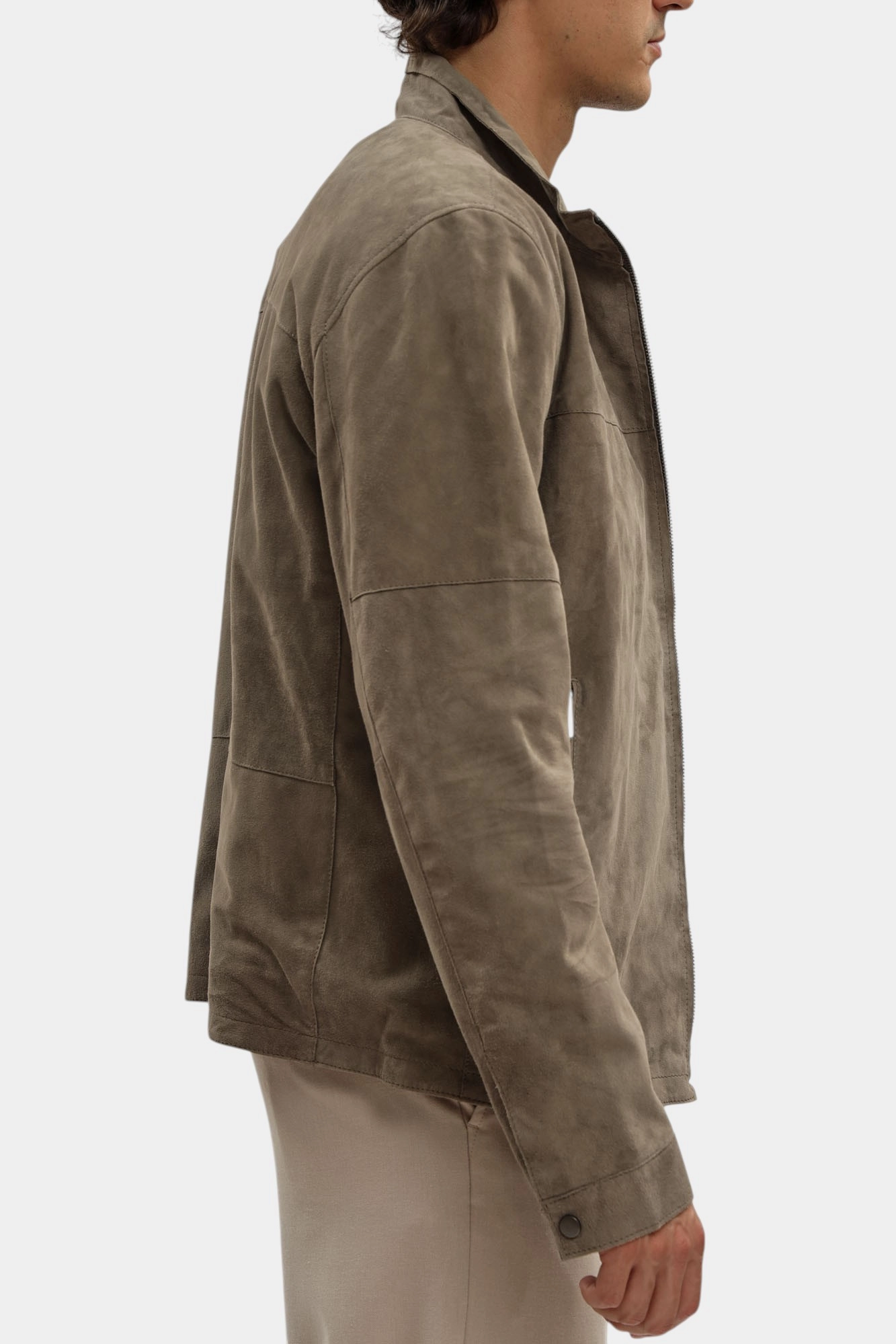 80000754_110166 Куртка кожаная Strellson Серый