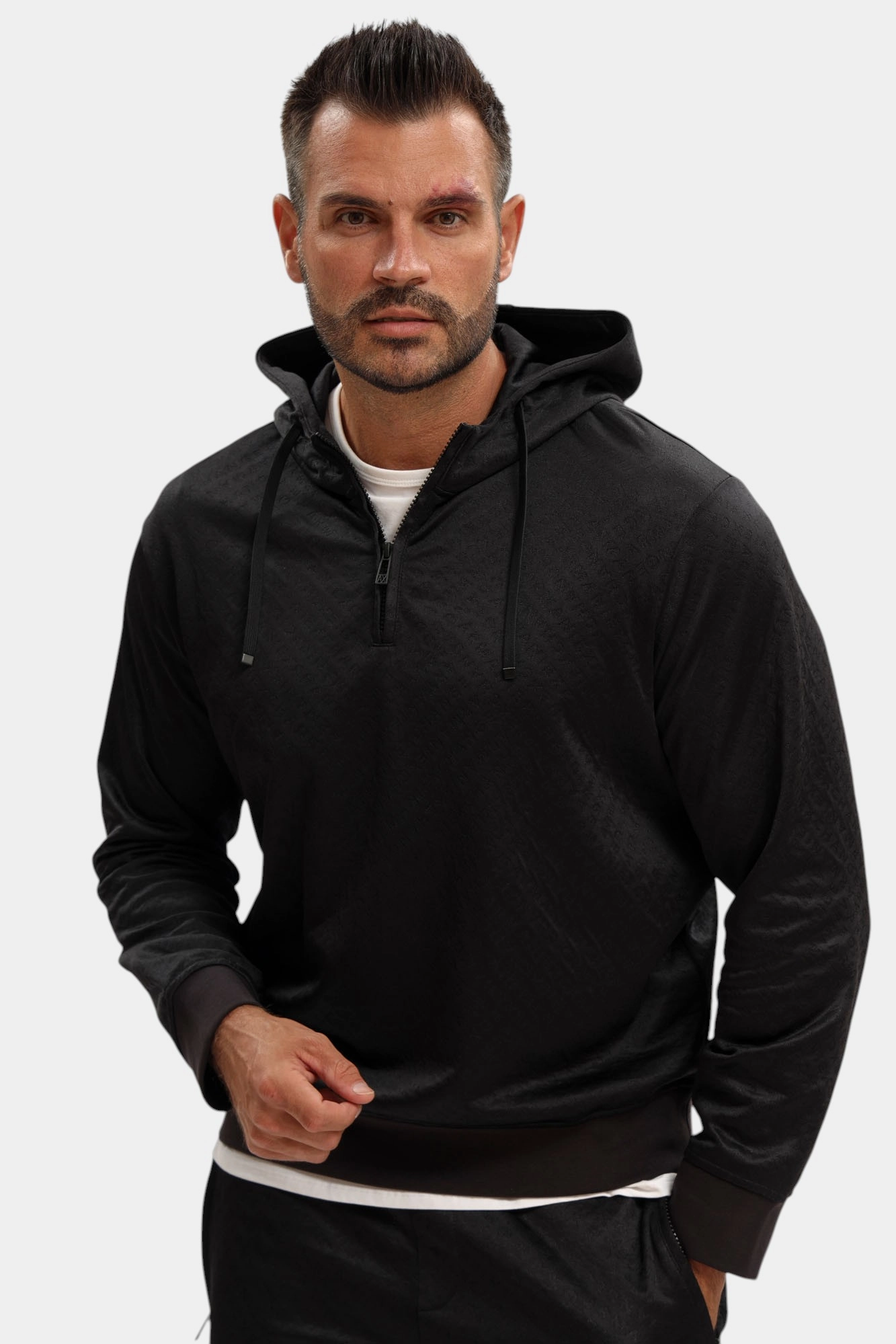 XM001355_AF16259 Толстовка с капюшоном Armani Exchange Черный