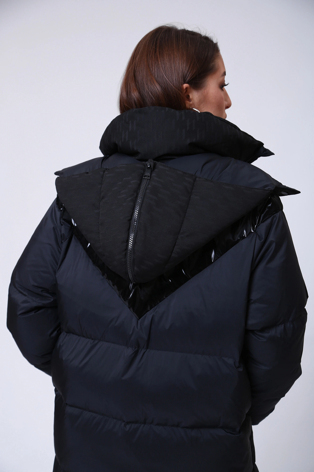 226W1504 куртка пуховая karl lagerfeld 