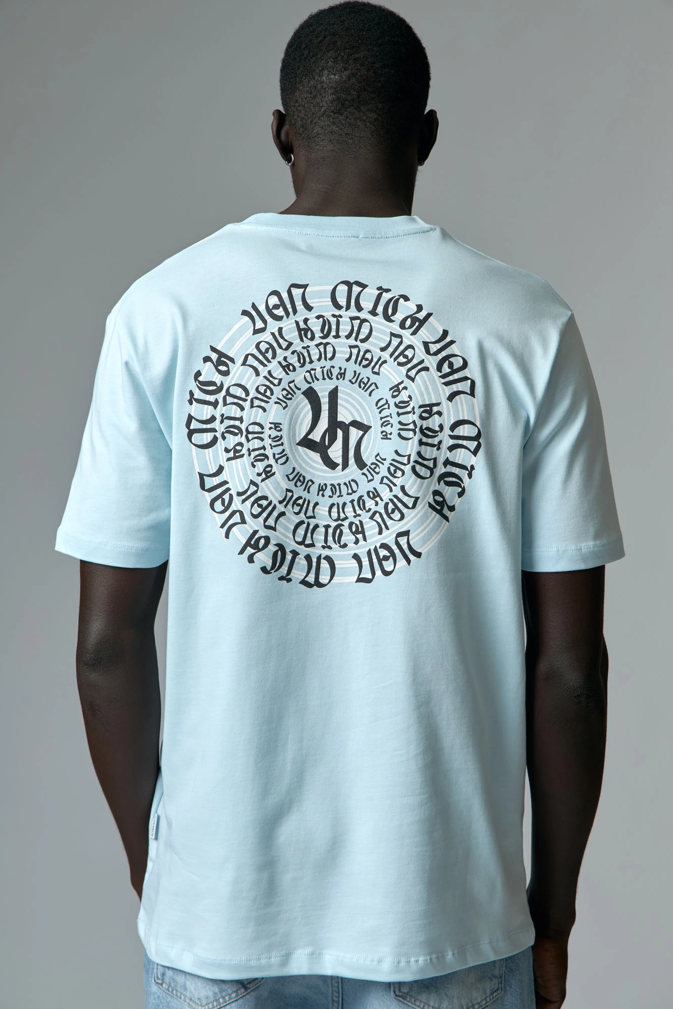 VM-ERK-22-422 Футболка Van Mich Голубой