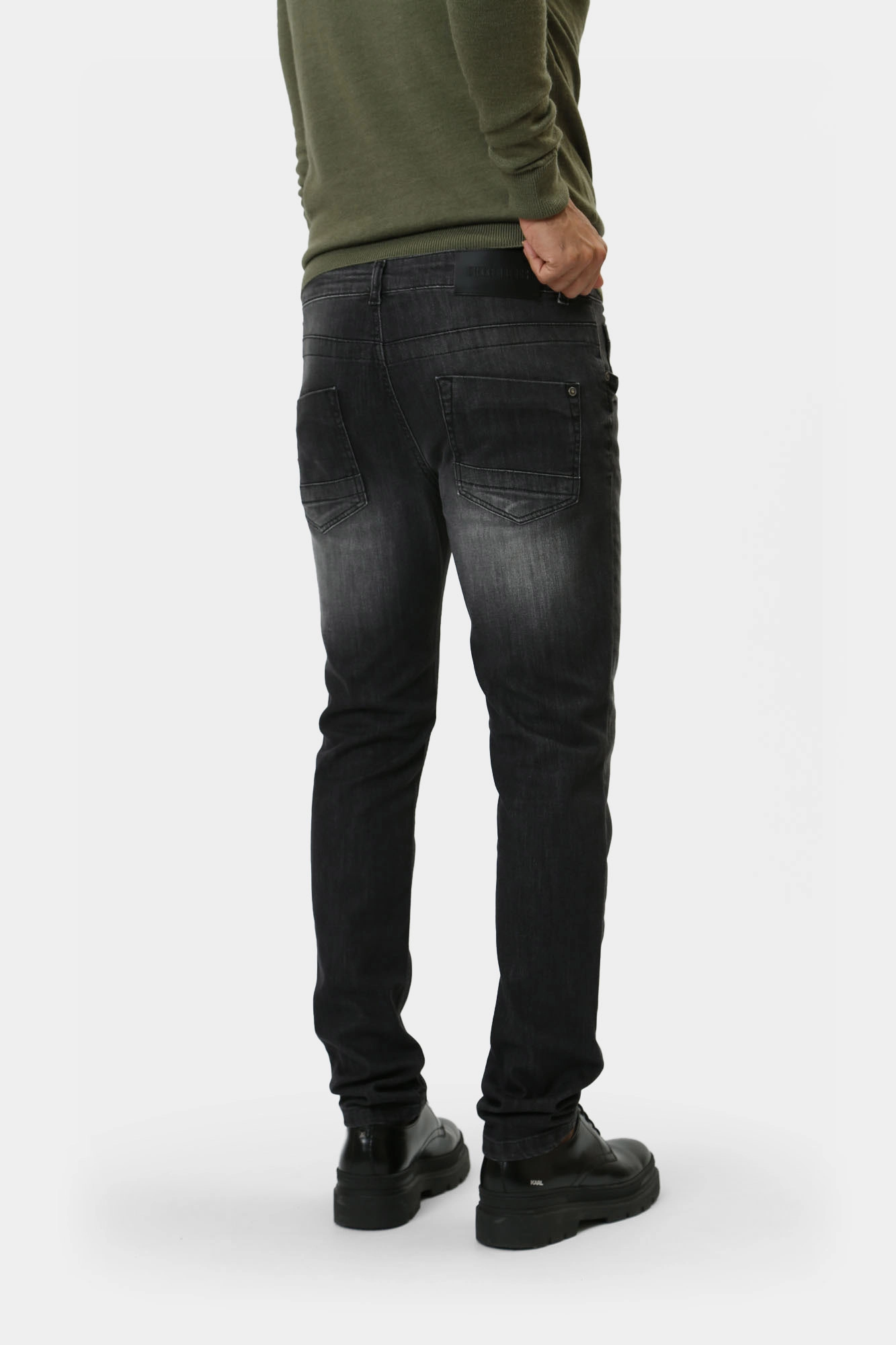 BMD0573 Брюки джинсовые Bikkembergs Черный