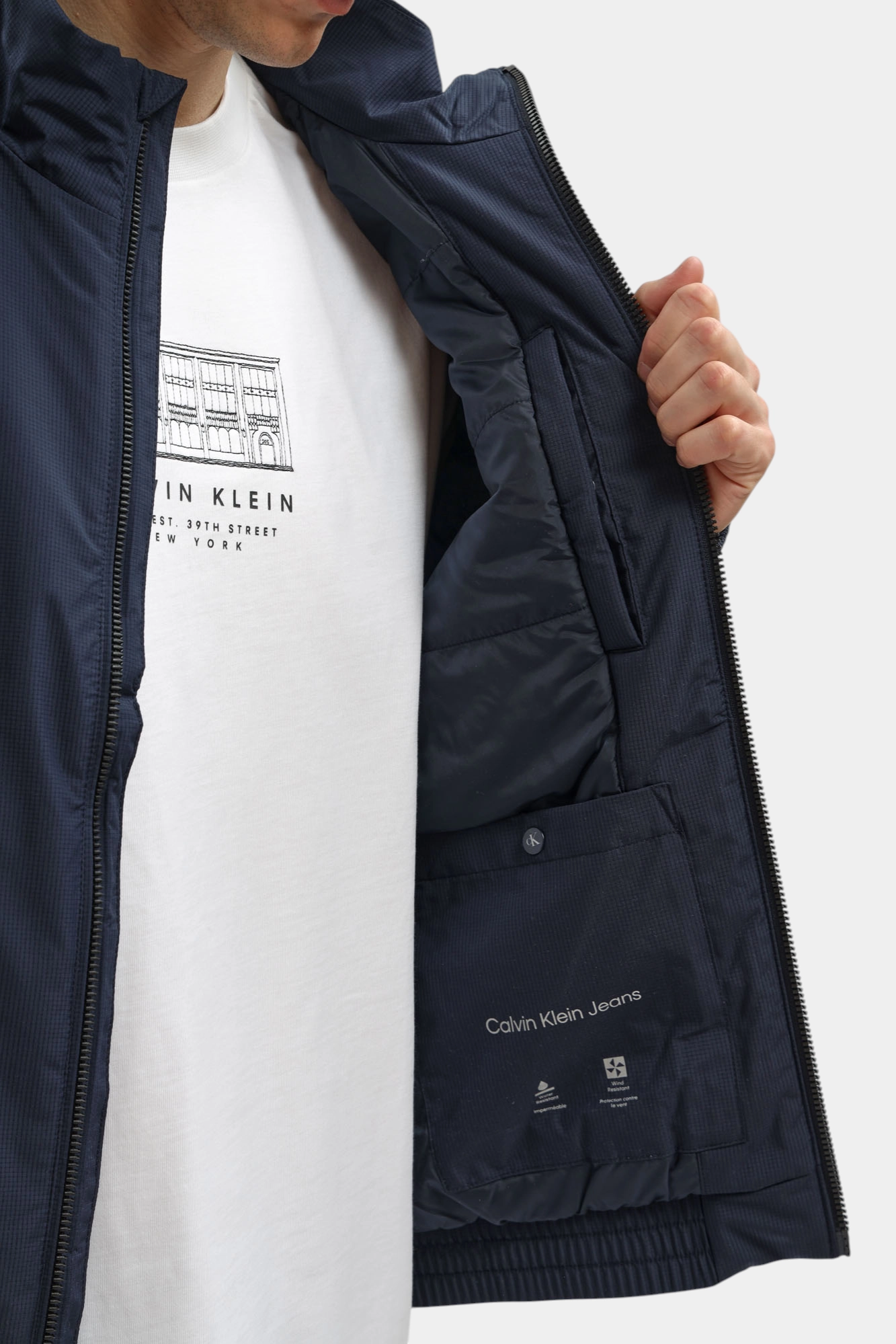 LV04RE515G Ветровка Calvin Klein Jeans Синий