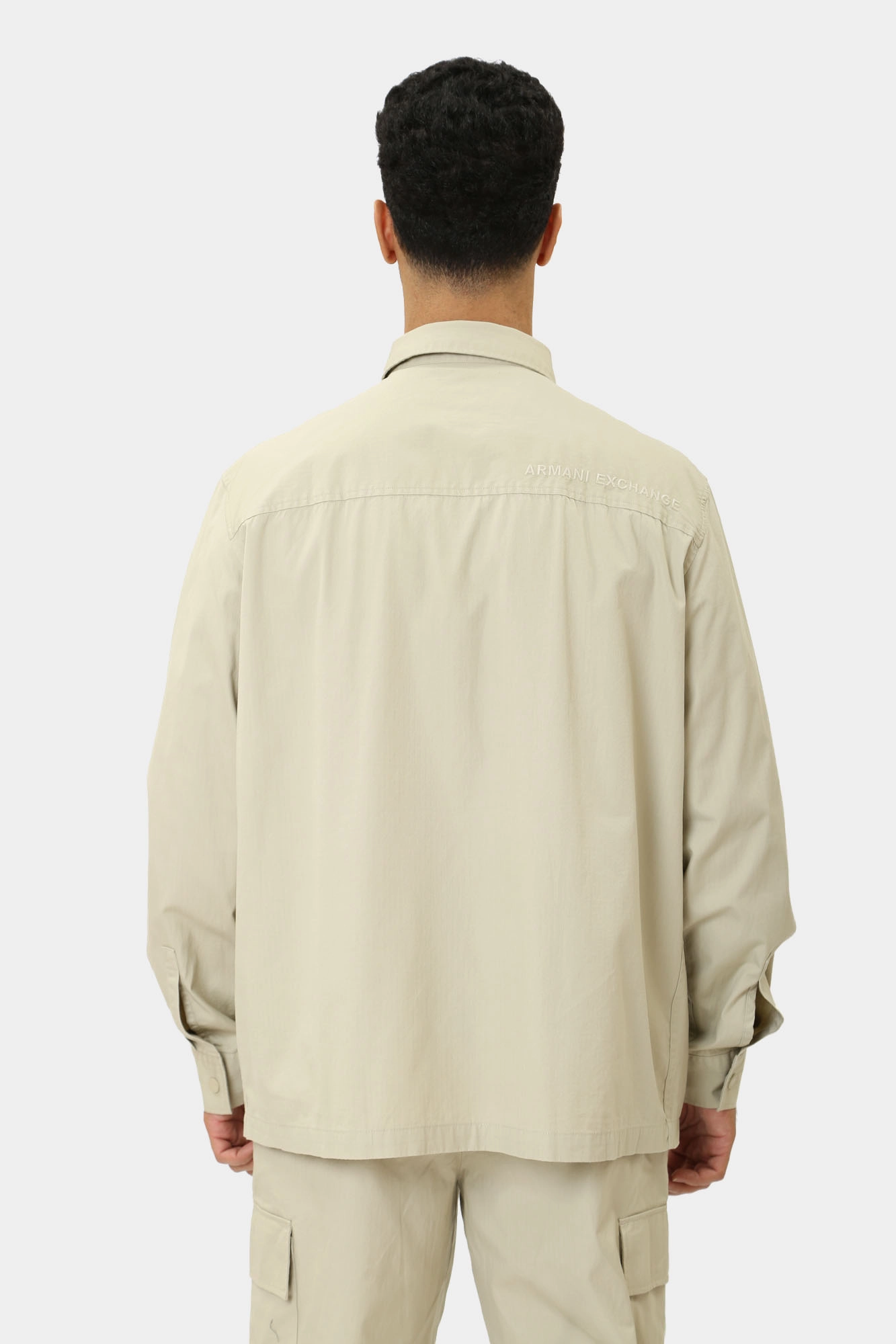 3DZC02_ZN3SZ_1795 Рубашка с длинным рукавом Armani Exchange Бежевый