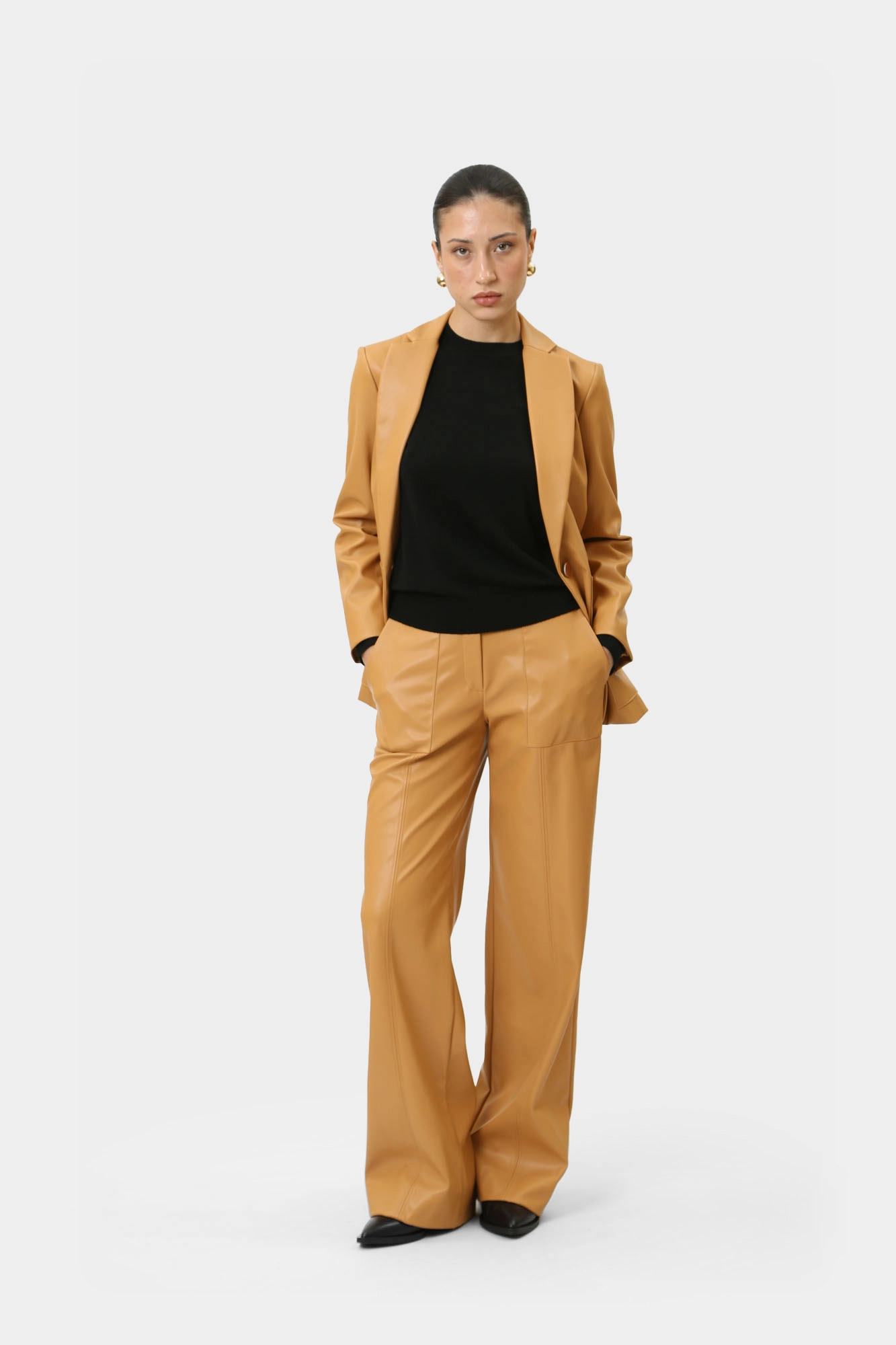 6DYP23_YNNNZ брюки кожаные armani exchange 