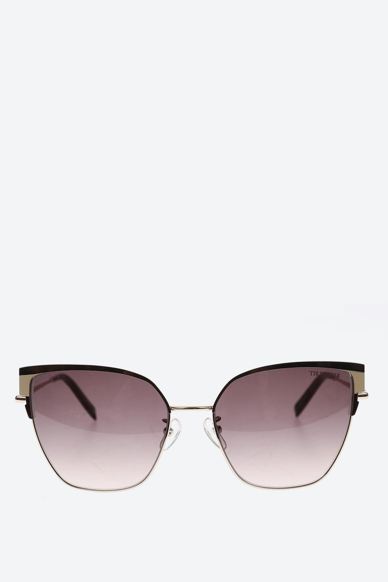 Trussardi-532 Очки с футляром Trussardi Золотой