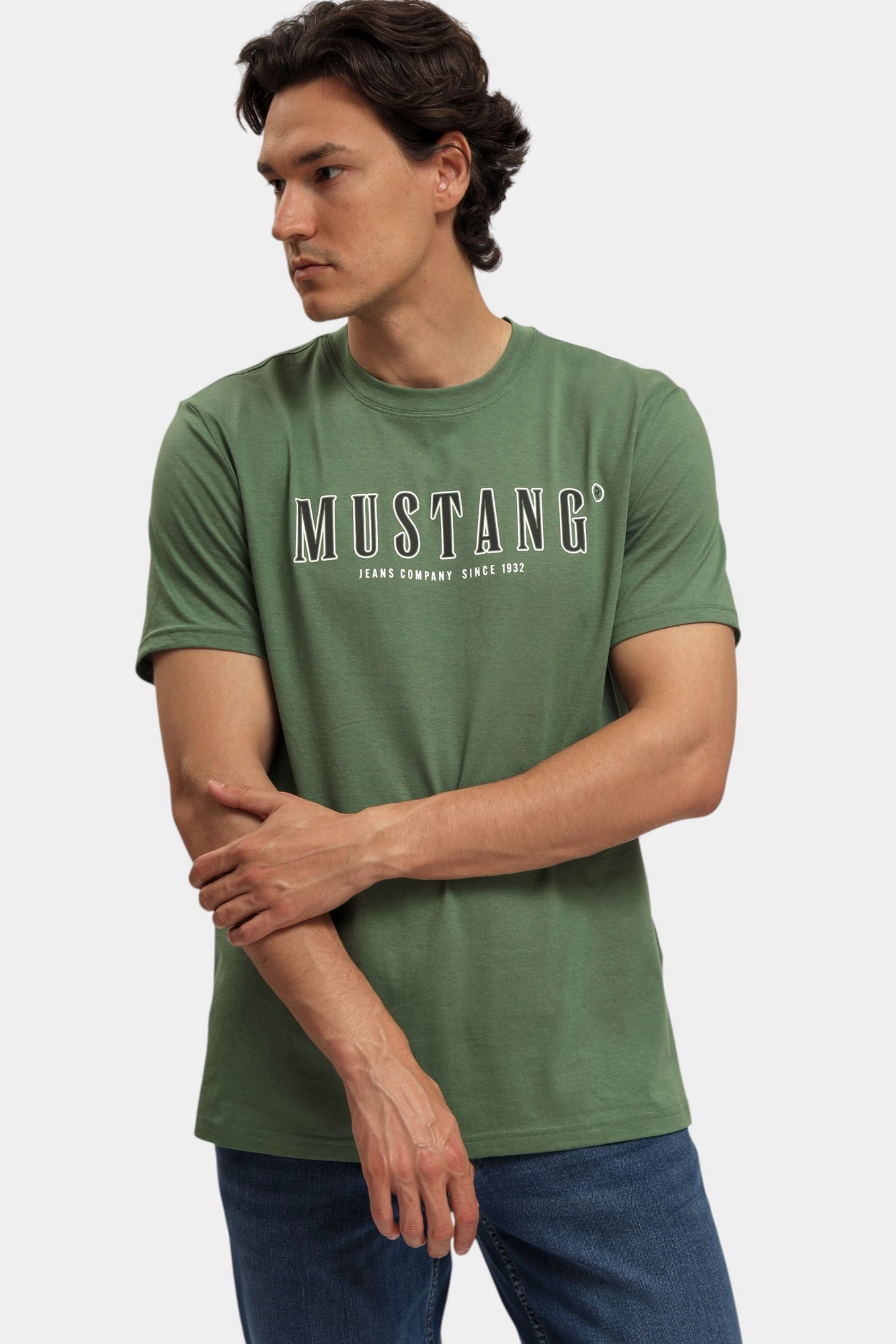 1016281 Футболка Mustang Зеленый