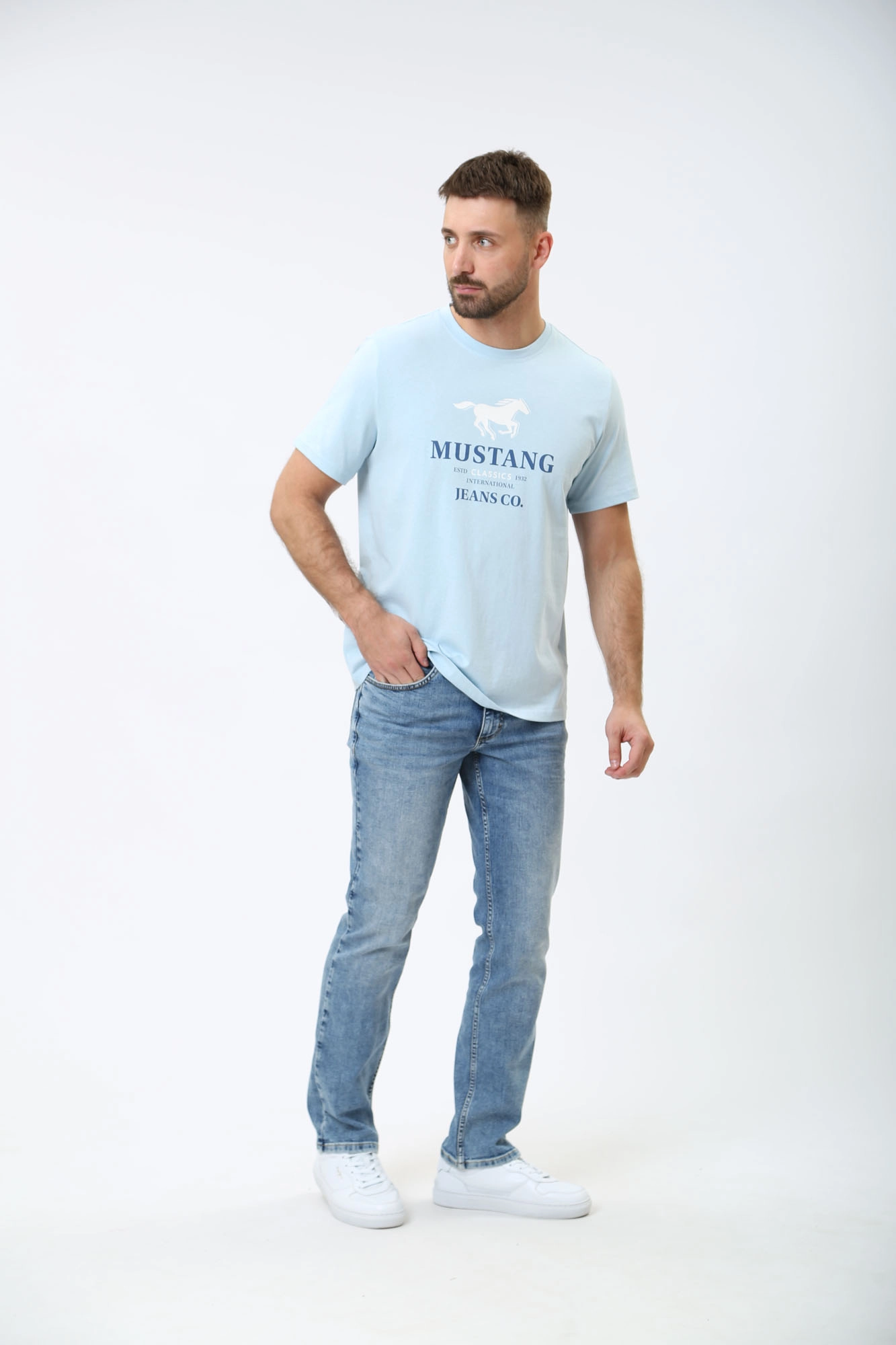 1013716-5000 Джинсы Tramper  Mustang Голубой