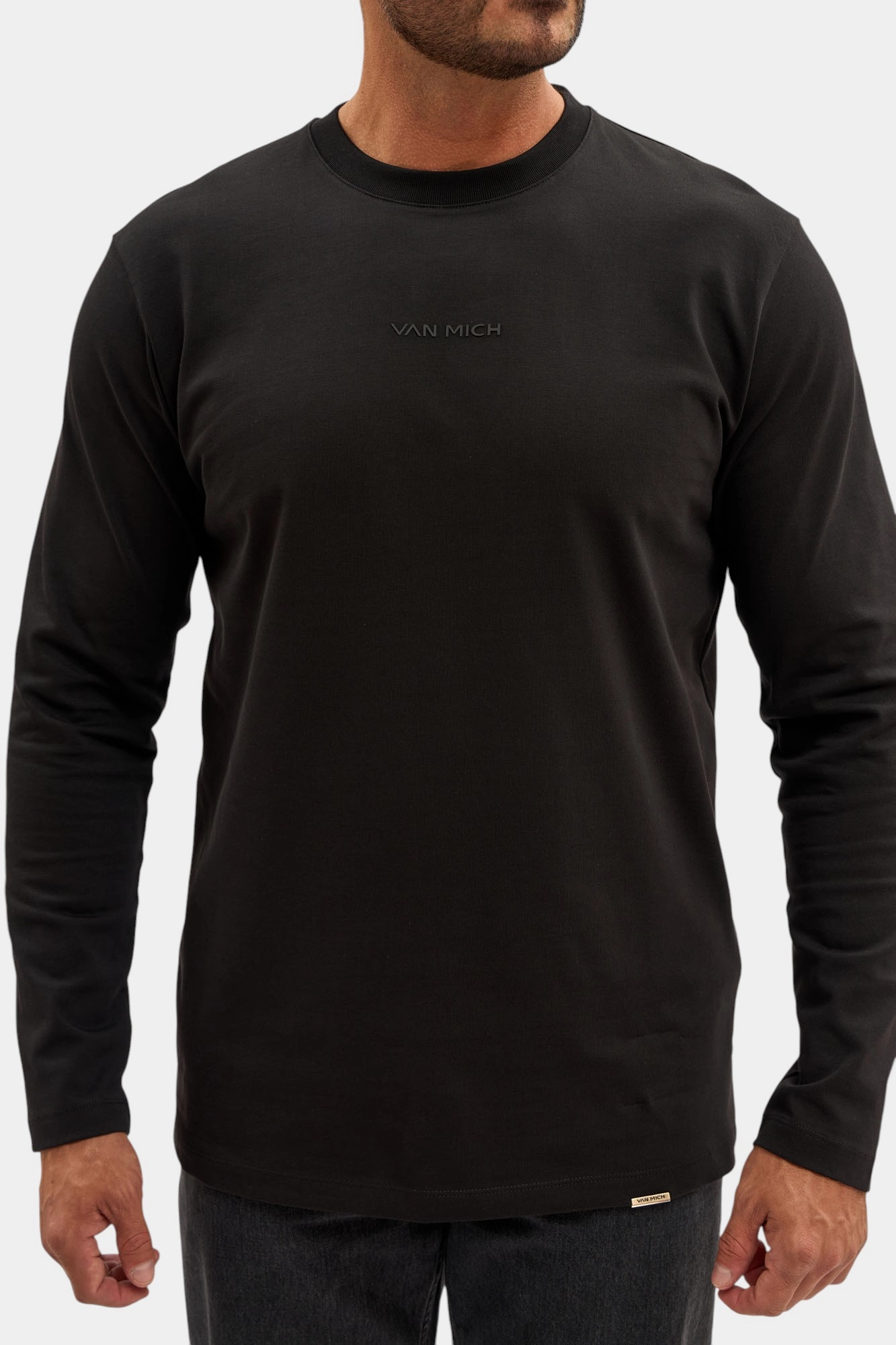 VM-ERK-22-596 Лонгслив Van Mich Черный