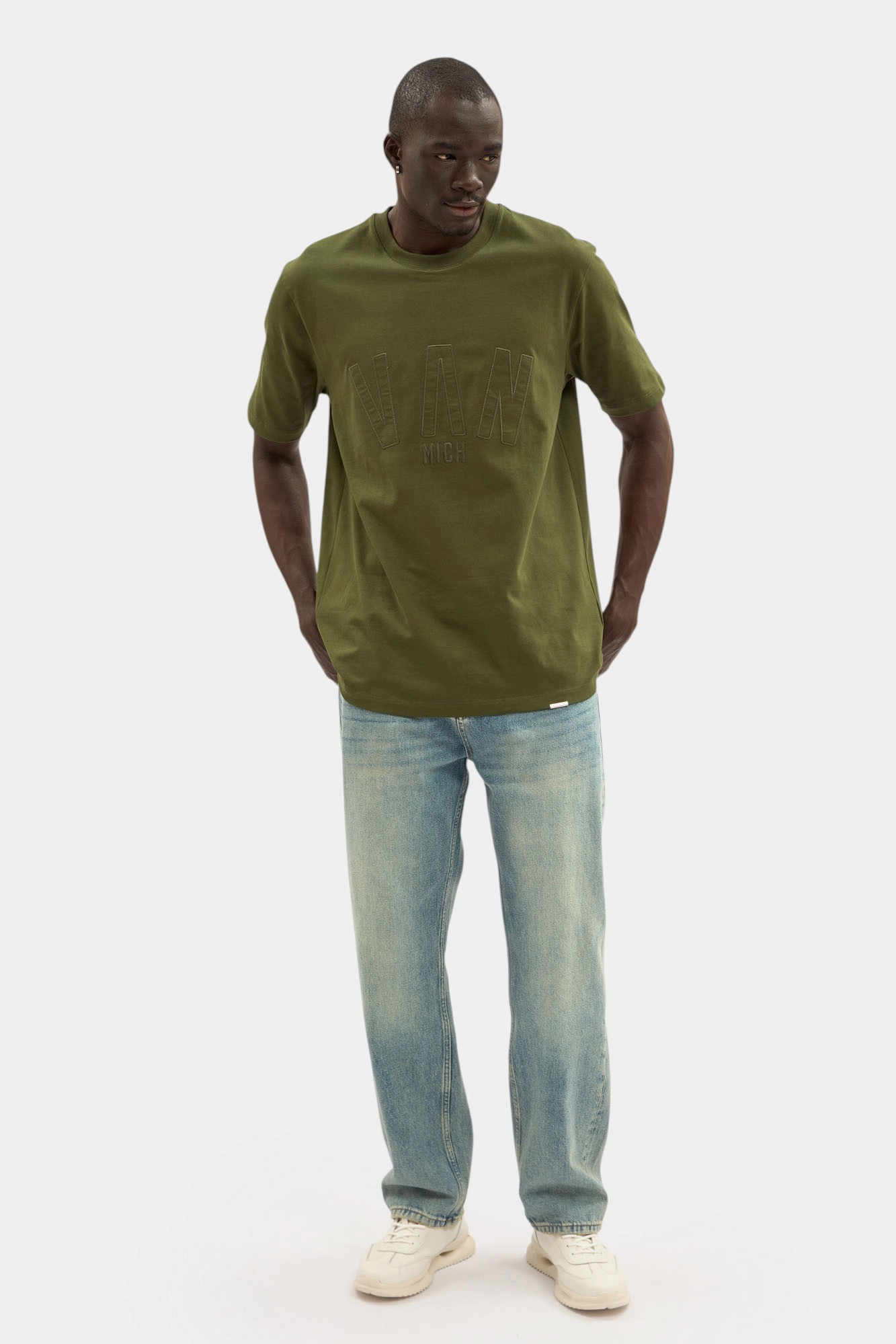 VM-ERK-22-578 Футболка Van Mich Зеленый