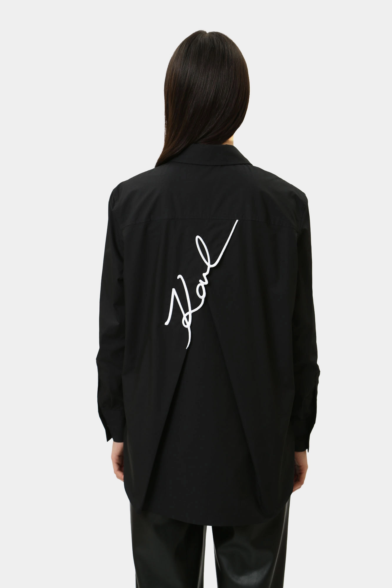 245W1603 рубашка с длинным рукавом karl lagerfeld