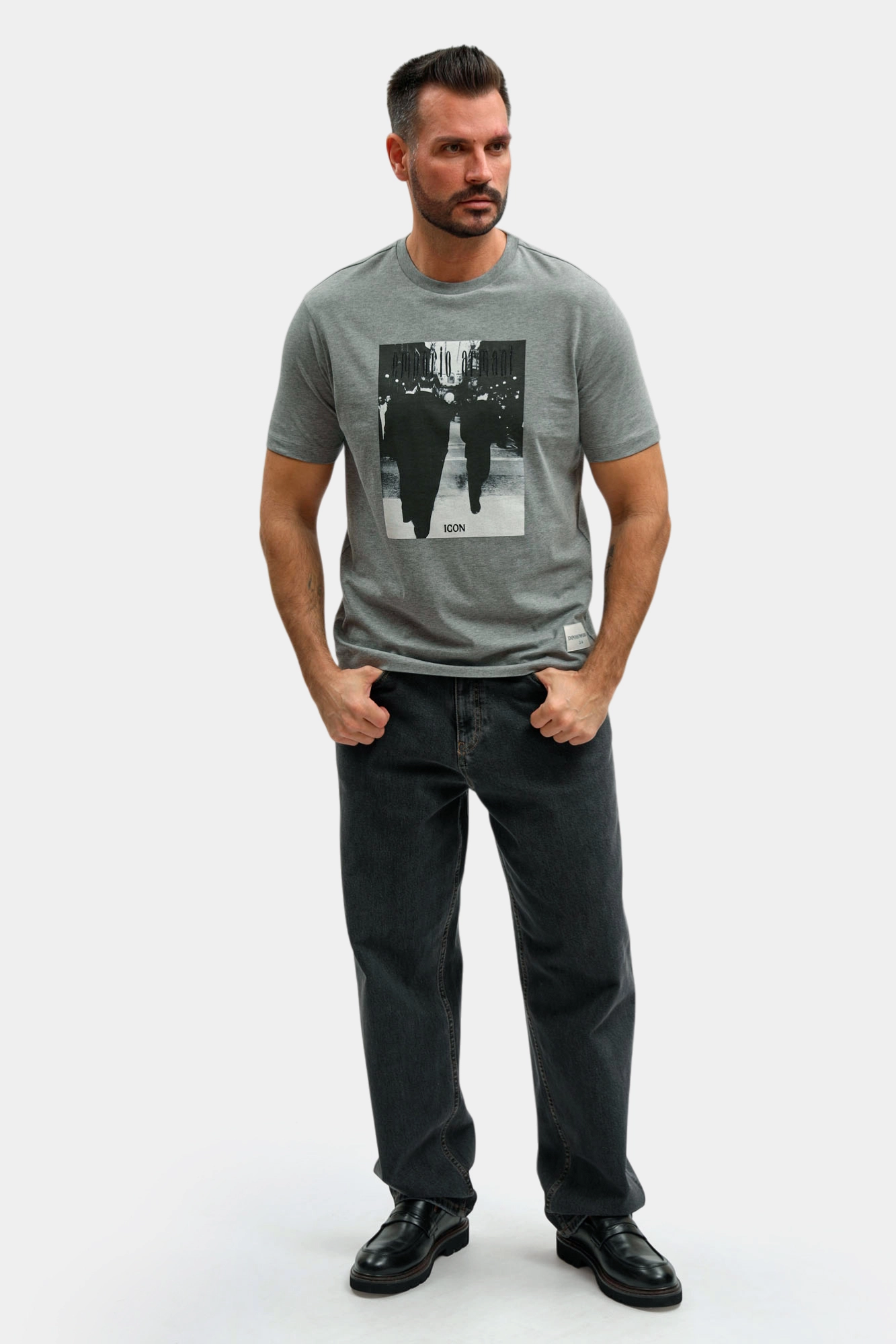 EM004751_AF23082 Футболка Emporio Armani Серый