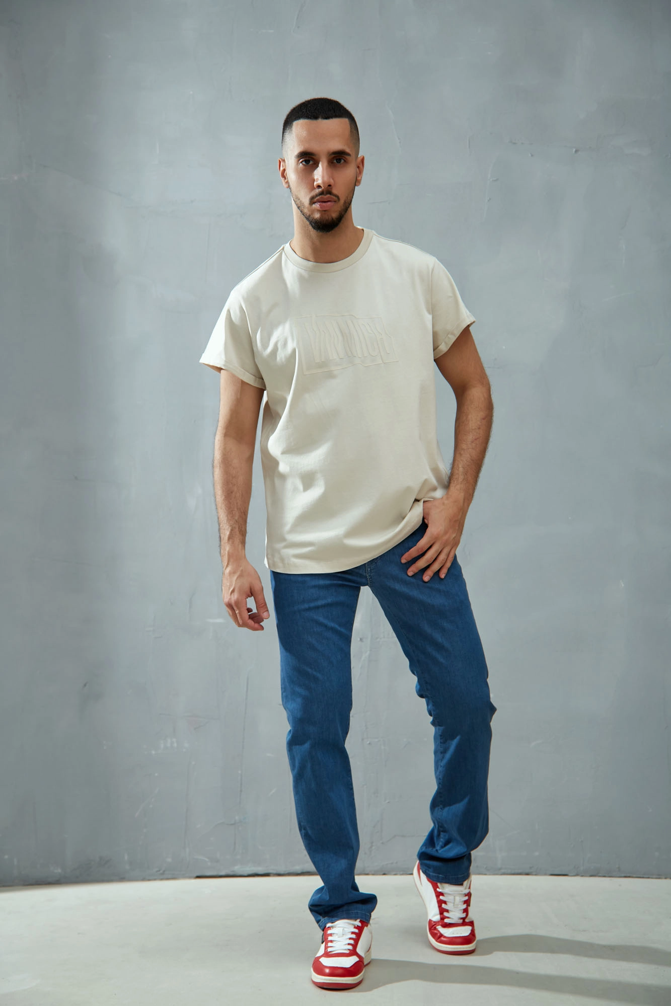 VM-ERK-22-051 Футболка Van Mich Молочный