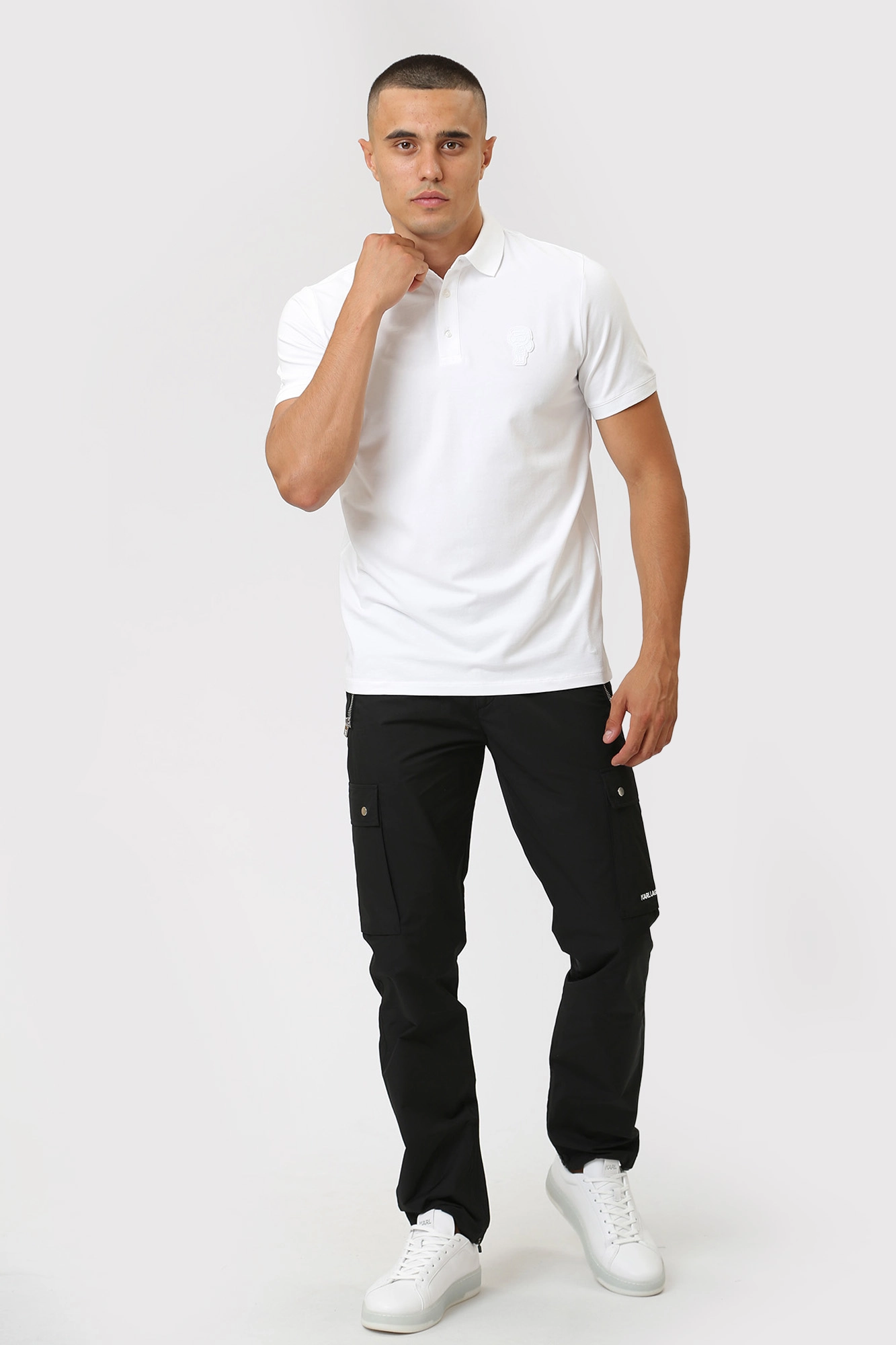 533221_745401 Поло Karl Lagerfeld Белый