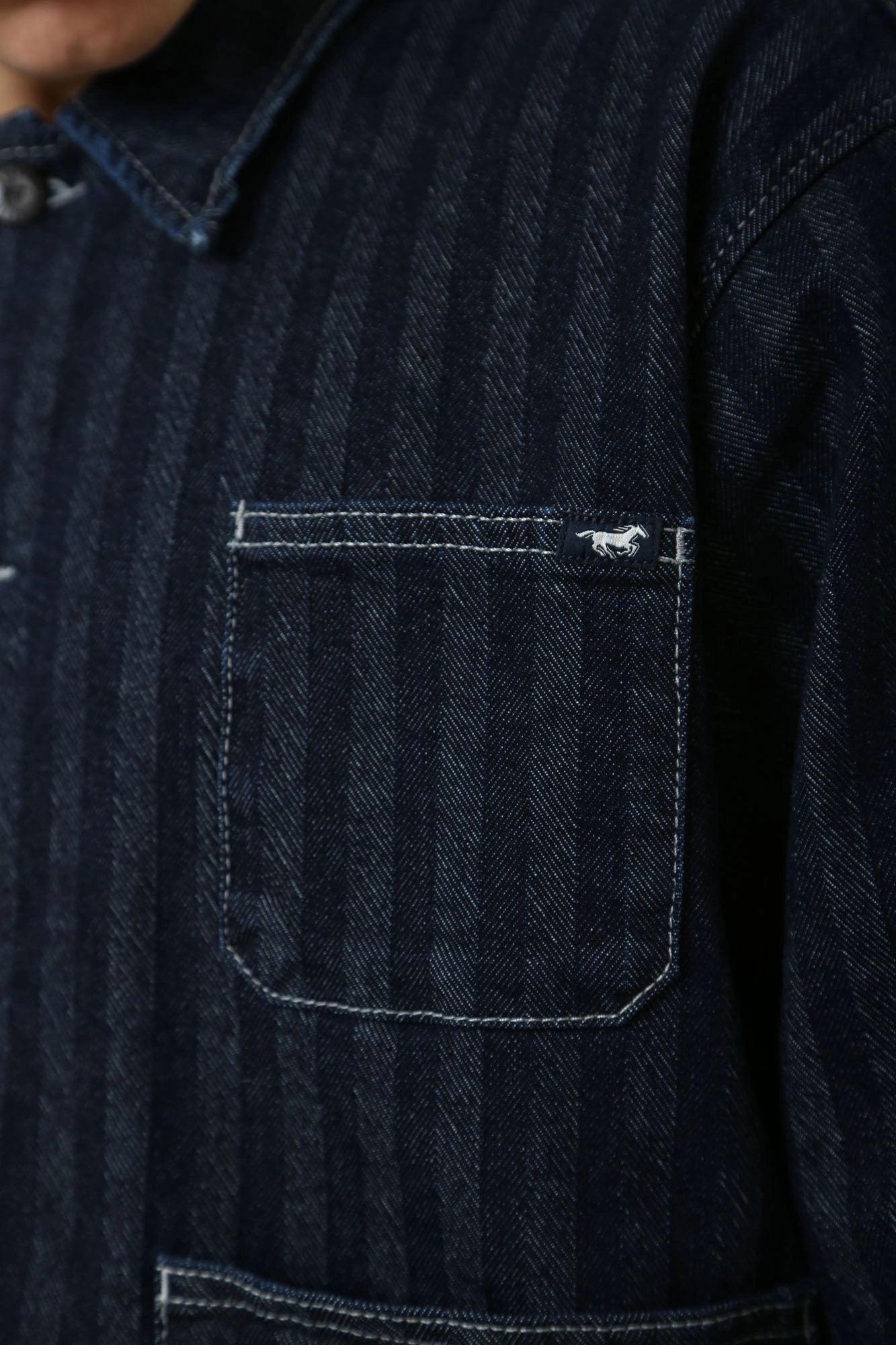 1015900-5000 Куртка джинсовая Mustang Синий