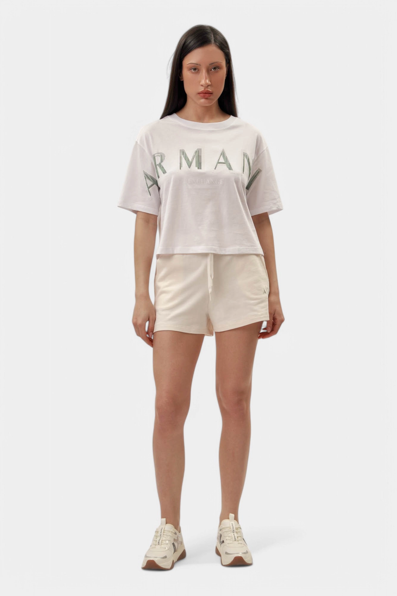 XW000520_AF10359 кроп-топ armani exchange 