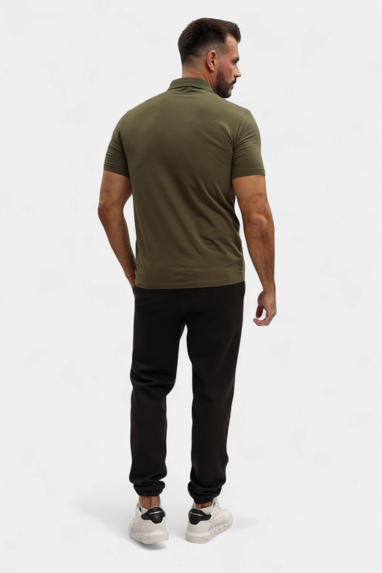 554221_745750 Поло с коротким рукавом Karl Lagerfeld Зеленый