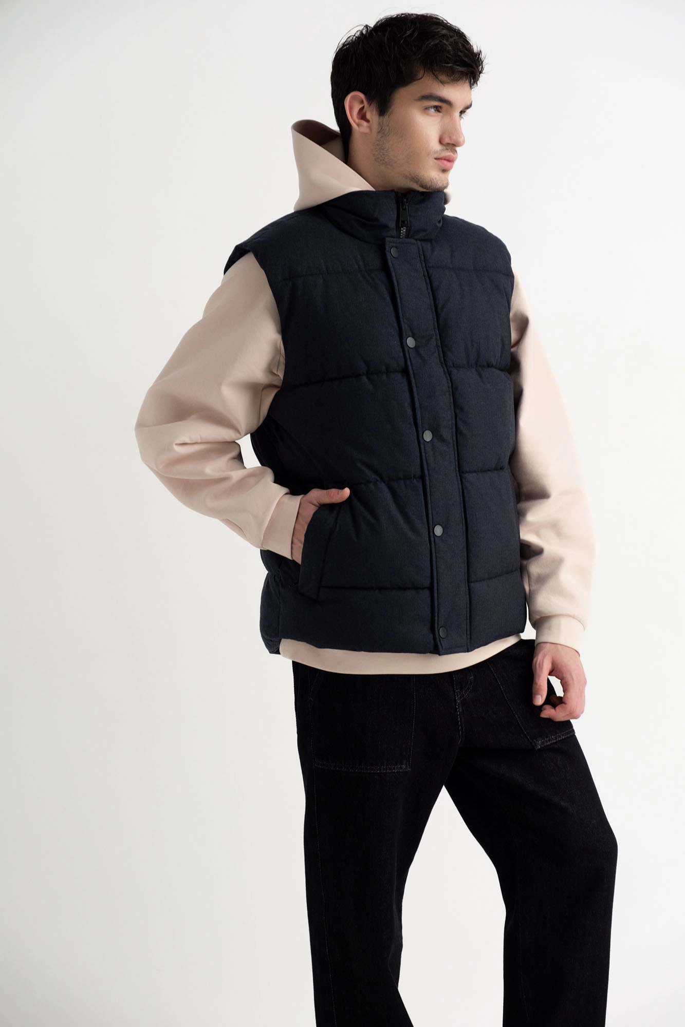 M232B6723501420 Жилет The Hills Синий