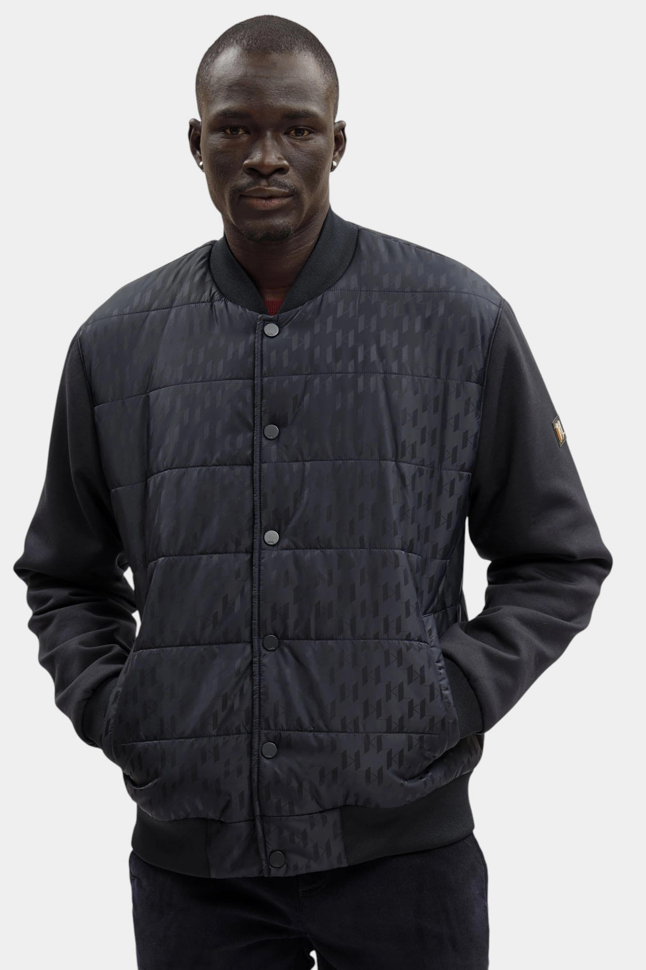 554504_505064 Бомбер Karl Lagerfeld Синий