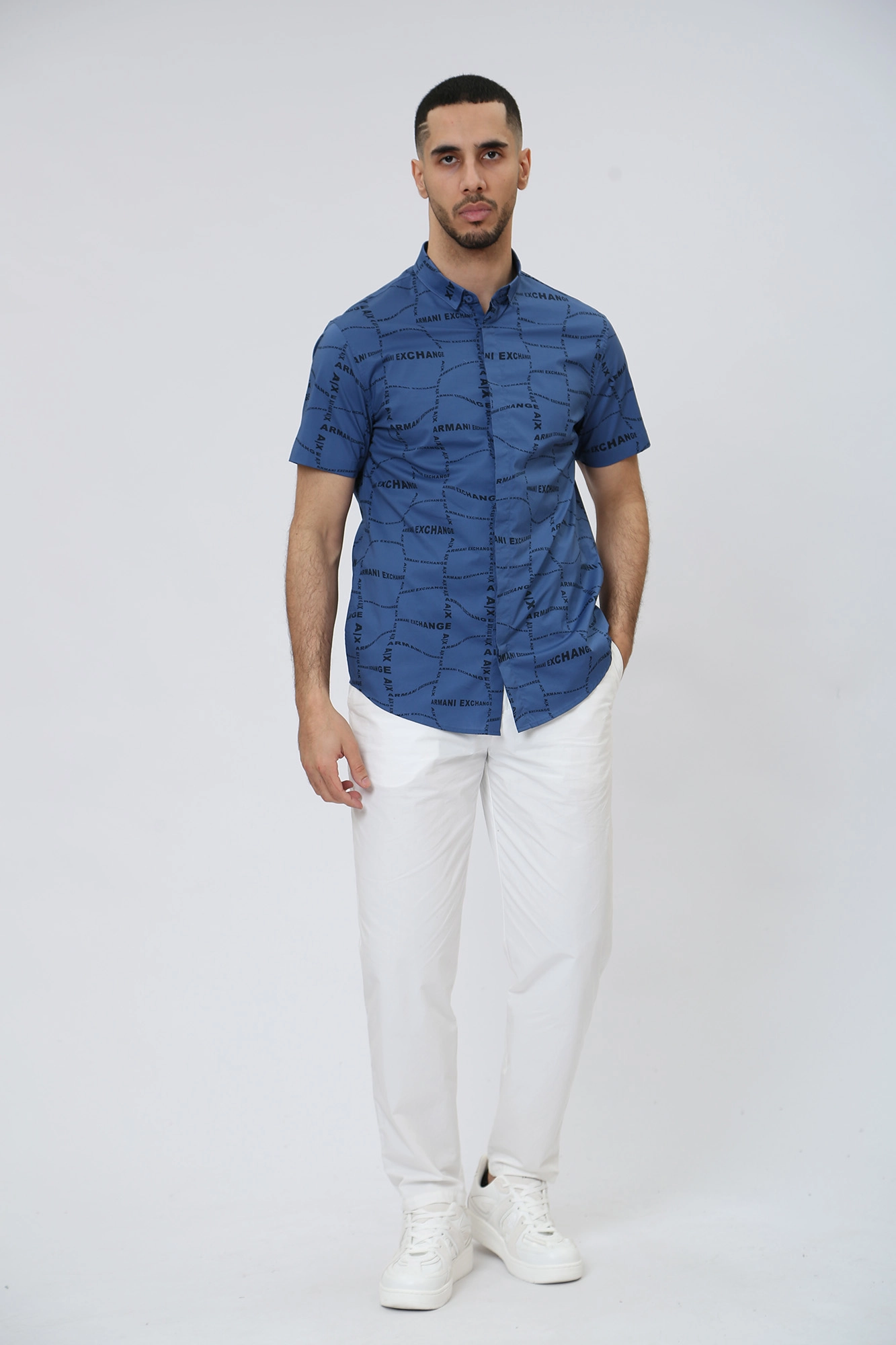 3RZC04_ZNEAZ Рубашка Armani Exchange Синий