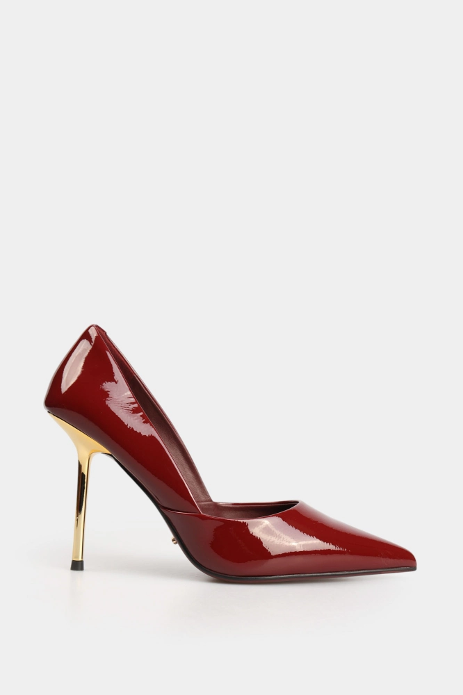 Платье Calvin Klein Jeans Хлопок Бордовый