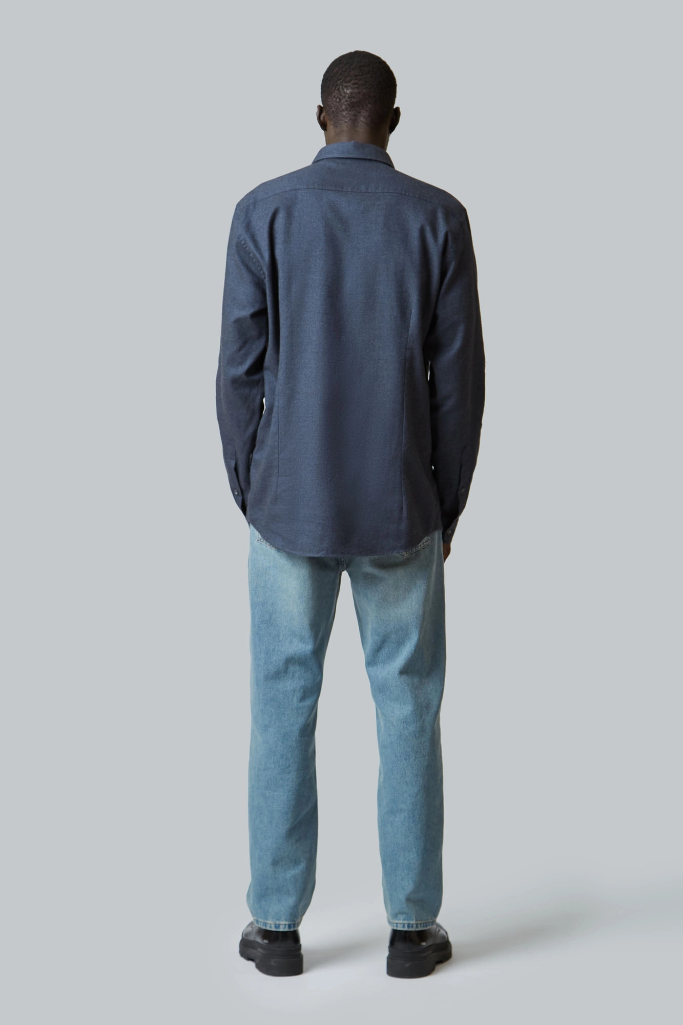 VM-BAL-58-003 Рубашка с длинным рукавом Van Mich Синий