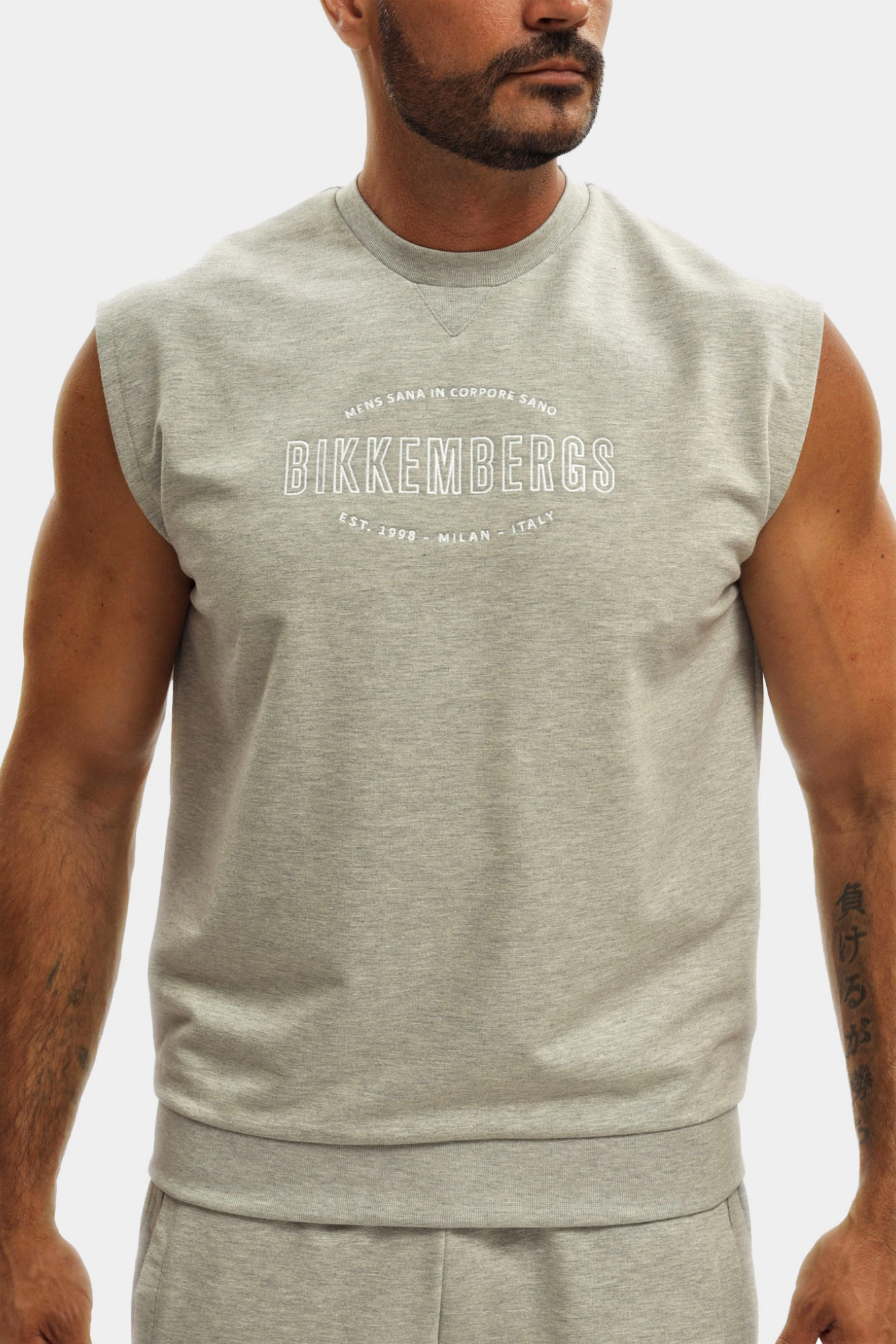 BMF0844 Толстовка Bikkembergs Серый