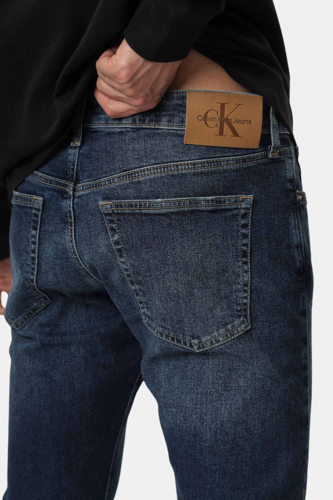 J30J326506 Брюки джинсовые Calvin Klein Jeans Синий