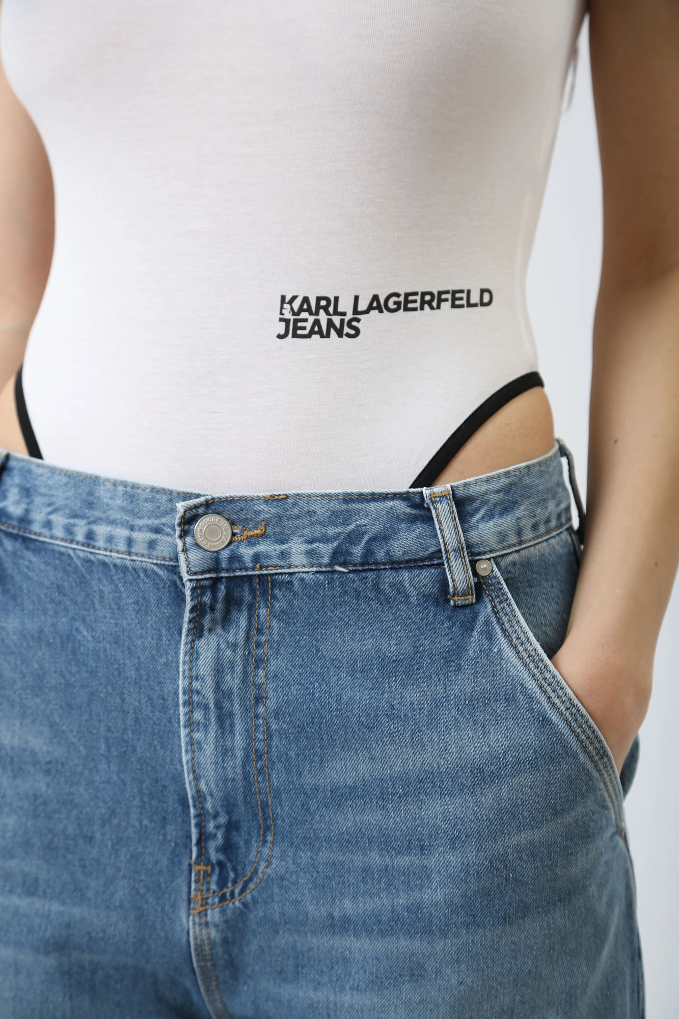 241J1710 боди karl lagerfeld jeans 