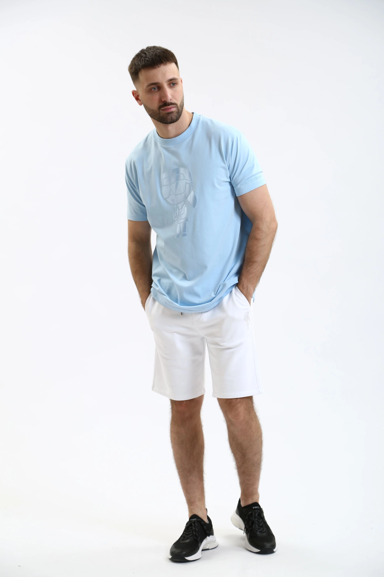 541900_705403 Шорты трикотажные Karl Lagerfeld Белый