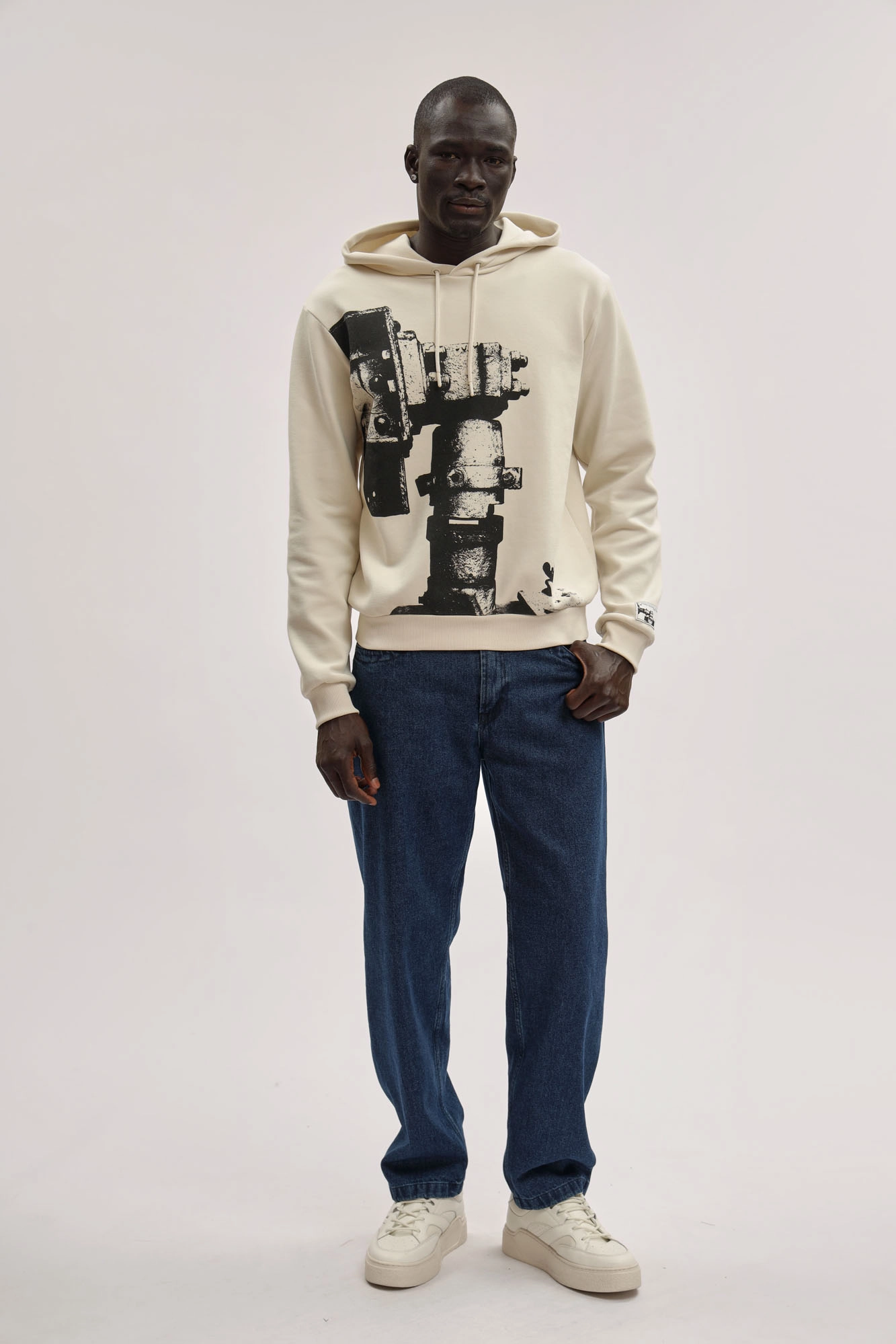 BMF1132 Худи Bikkembergs Бежевый