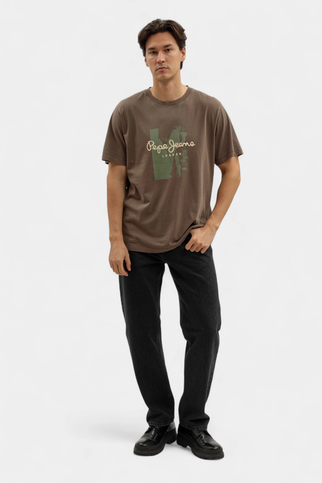 PM5010099 Футболка Pepe Jeans Коричневый