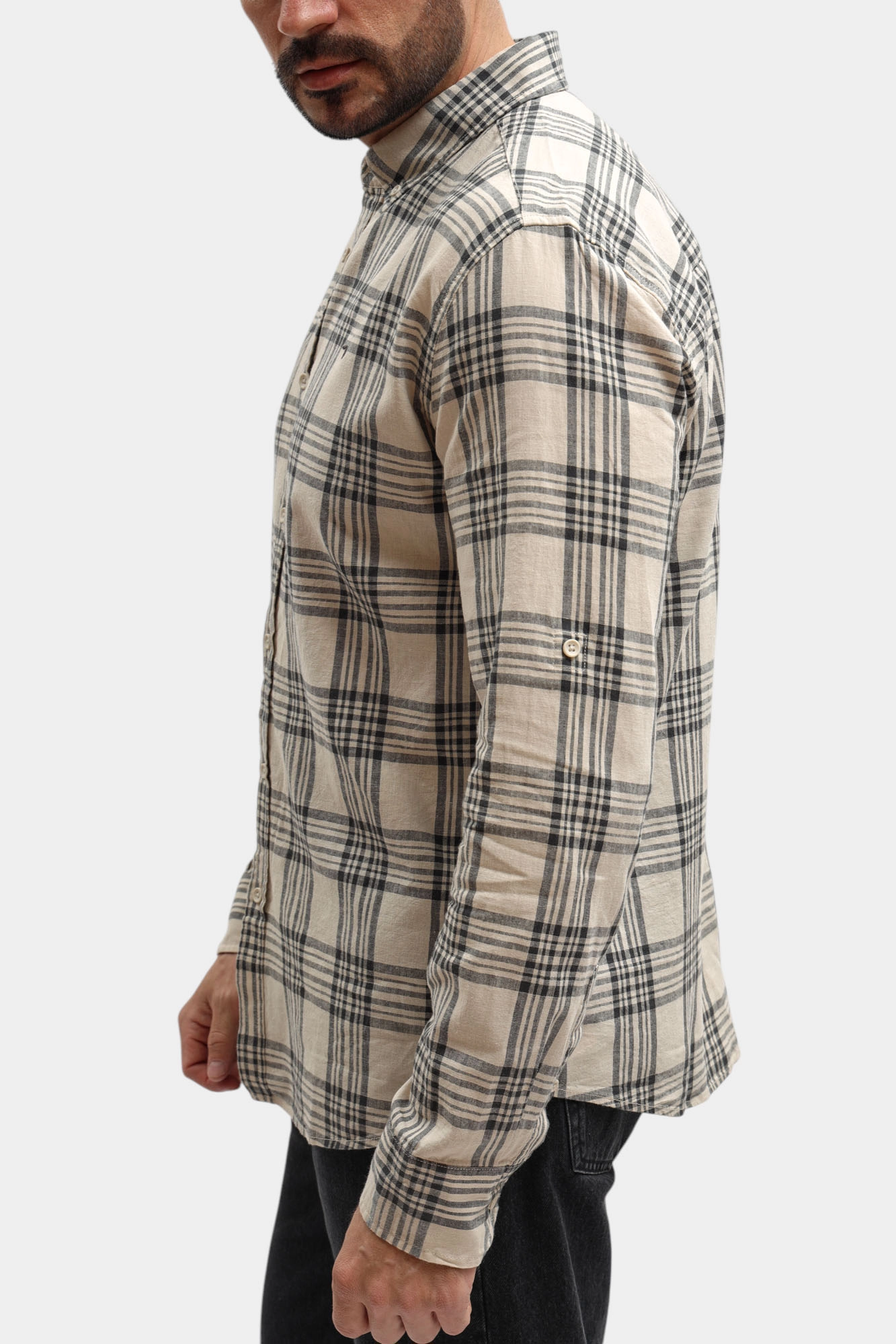 1017540 Рубашка Mustang Бежевый