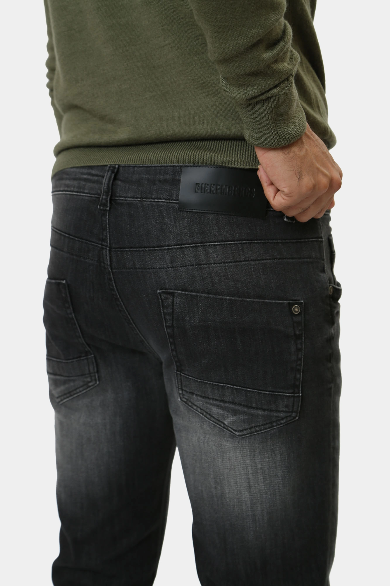 BMD0573 Брюки джинсовые Bikkembergs Черный